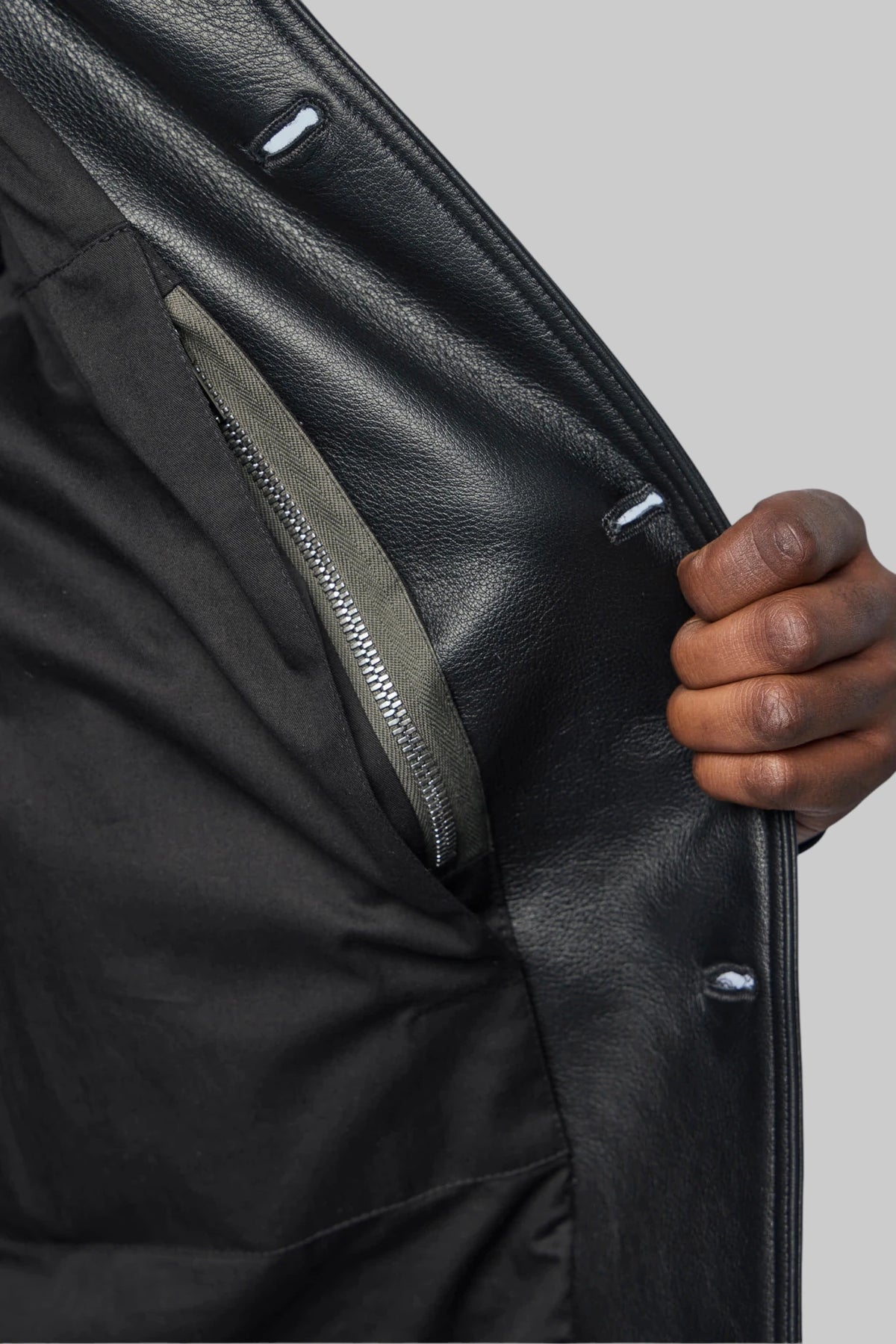 Rick Owens - Giacca In Pelle Imbottita - Buttoned Brad Jk - LABELS