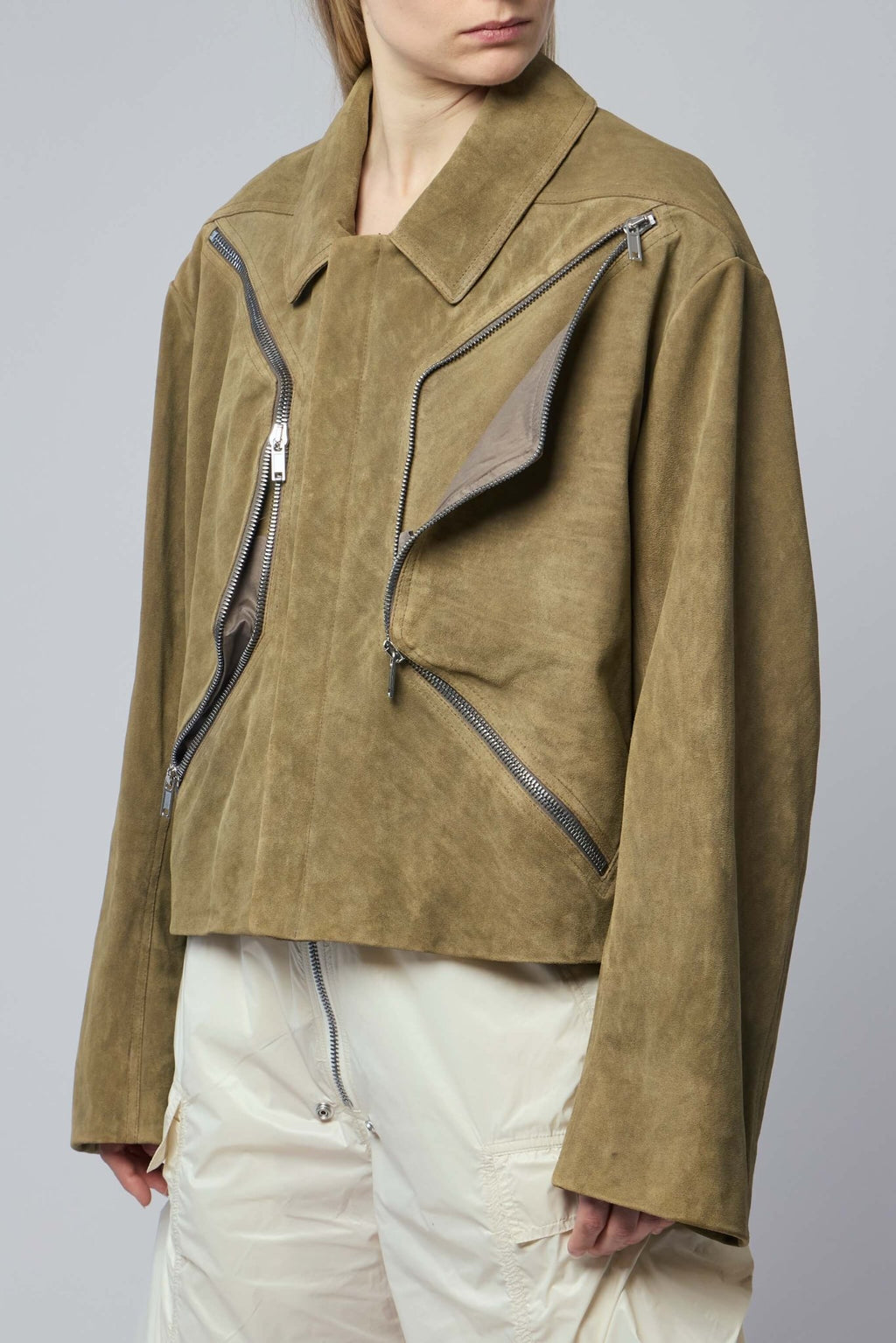 Rick Owens - Heizer Mac Leather Jacket - LABELS