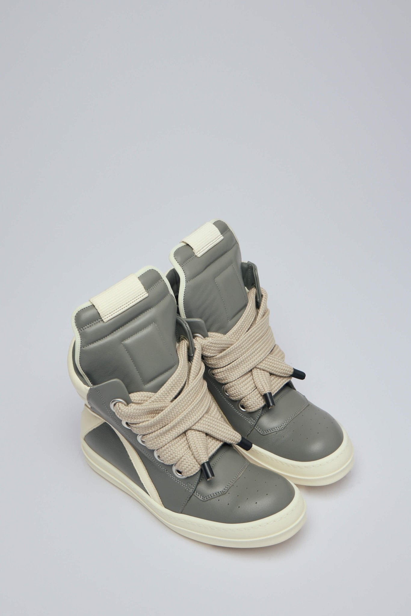 靴 archive NO ID. Geobasket Style High Tops Rick Owens High Top Sneakers - Jumbolace Geobasket – LABELS