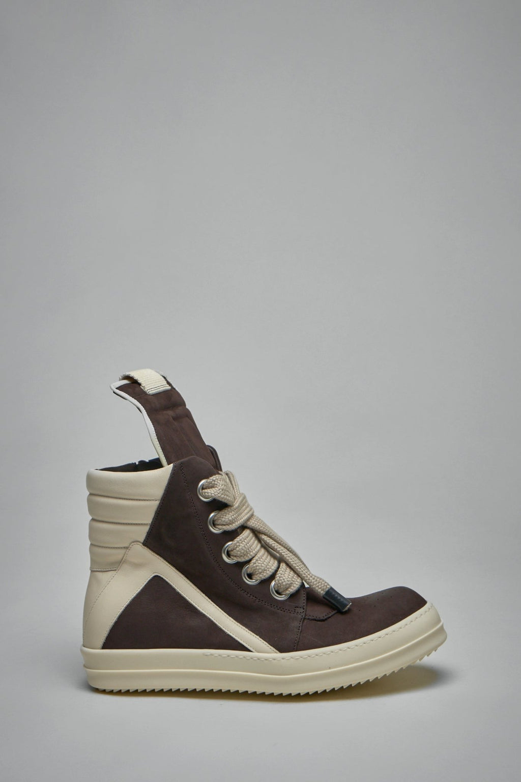 Rick Owens - Jumbolace Geobasket Leather Shoes - LABELS