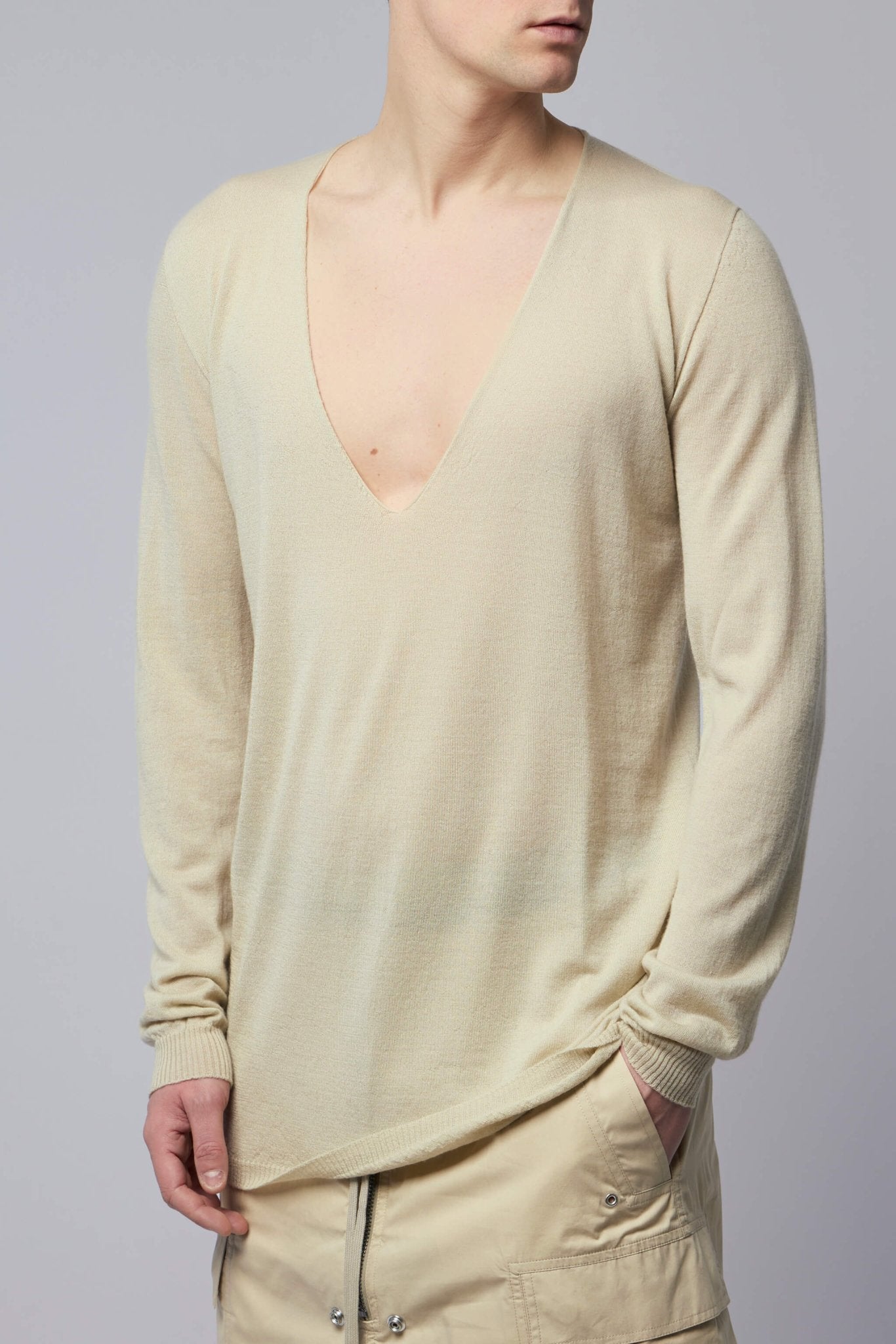 Rick Owens - Knit Sweater - Oversized Ls Hoodie - LABELS