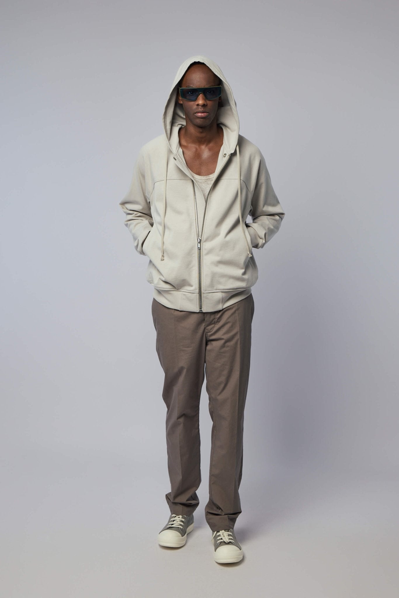 Rick Owens Zip-Ups - Knit T-shirt Windbreaker – LABELS
