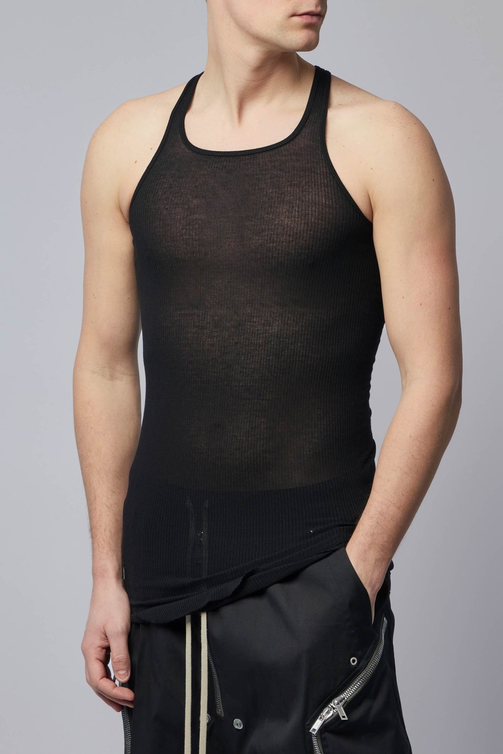 Rick Owens - Knit Top - Basic Rib Tank - LABELS