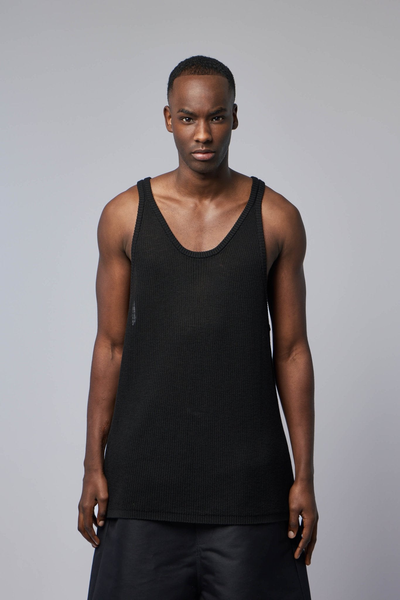 Rick Owens Tank Tops - Wool Knit Sheer Design – LABELS