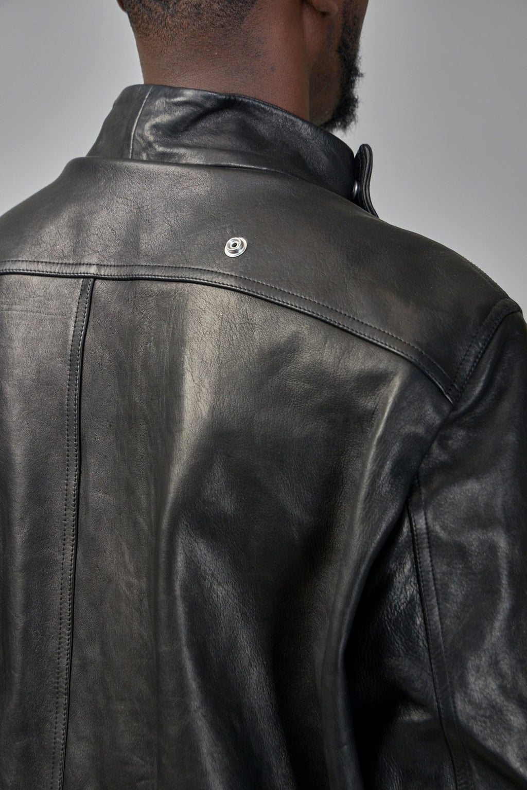 Rick Owens - Leather Bomber Hollywood Flight - LABELS