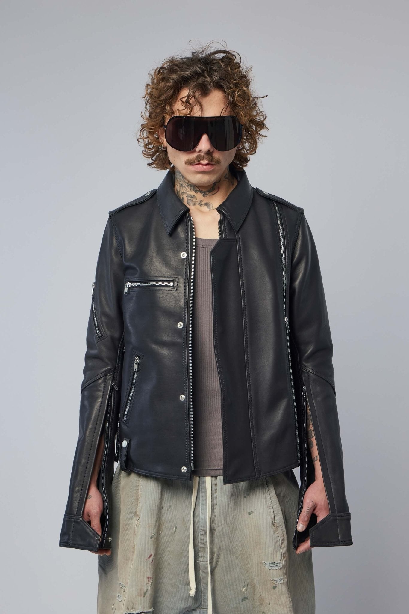 Rick Owens - Leather Jacket Vega - LABELS