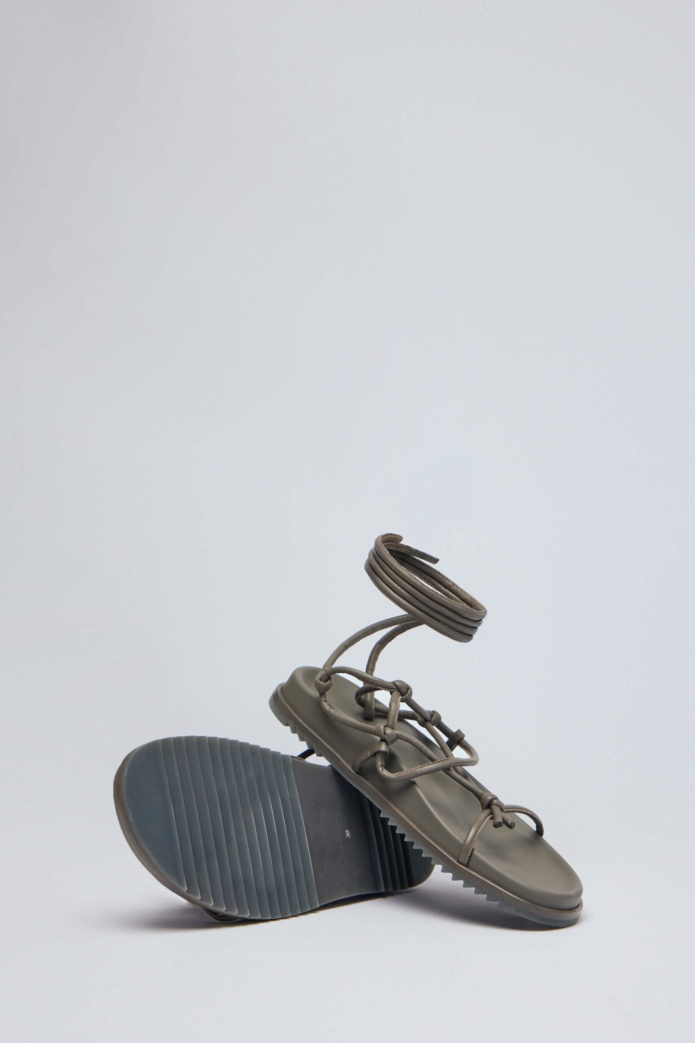 Rick Owens - Leather Sandals - Penta Granola Dust - LABELS