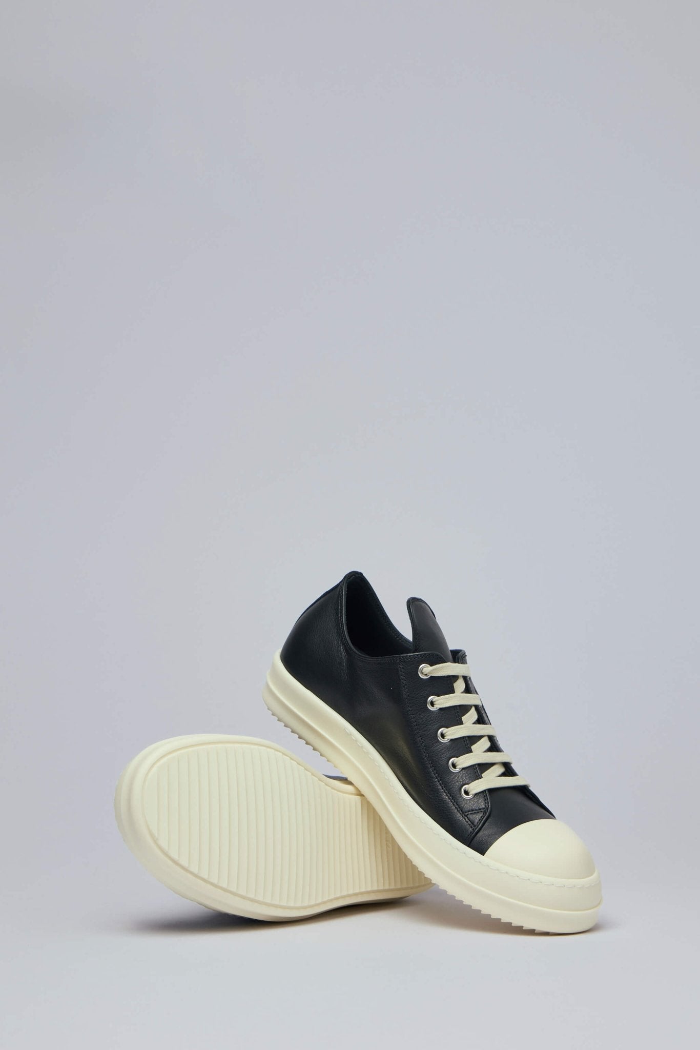 Rick Owens High Top Sneakers - Zebra Shearling – LABELS