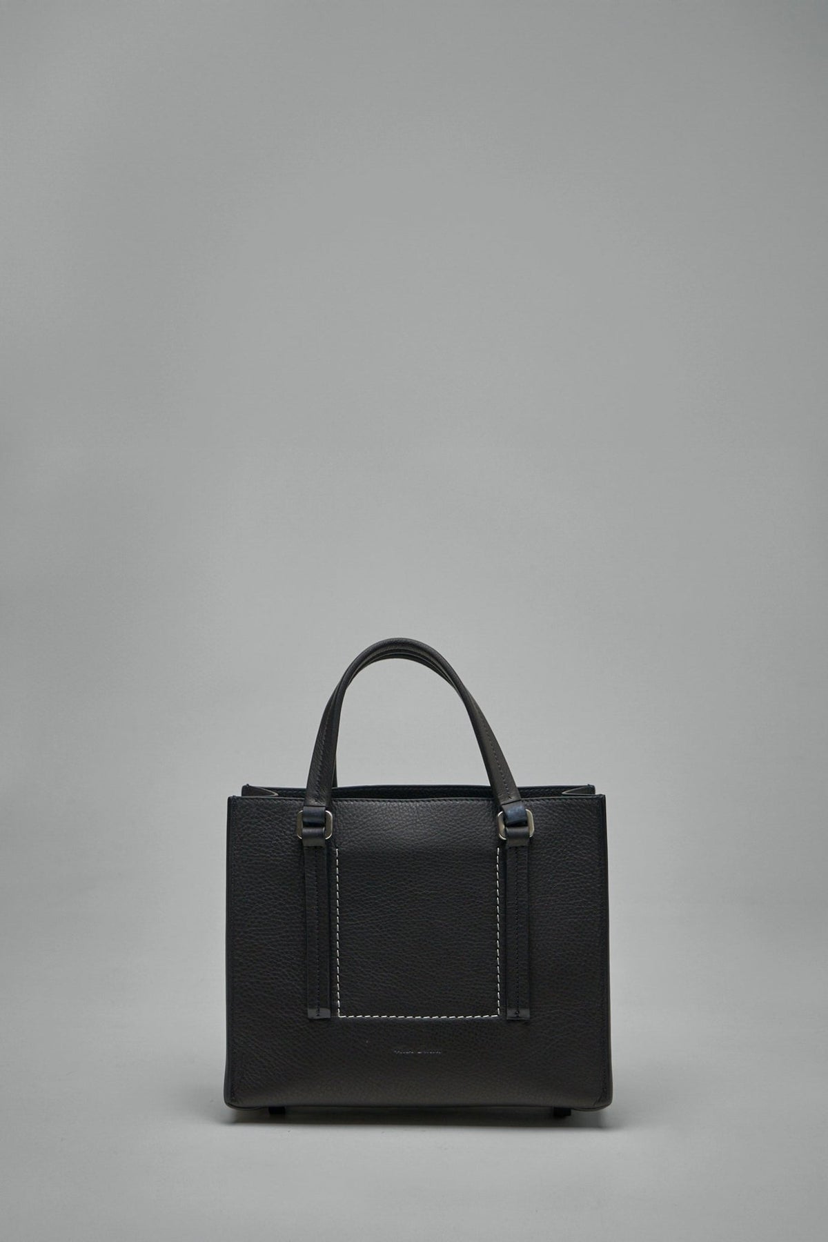 Rick Owens Top Handle Bags Mini Edith in crinkled calf leather with debossed logo