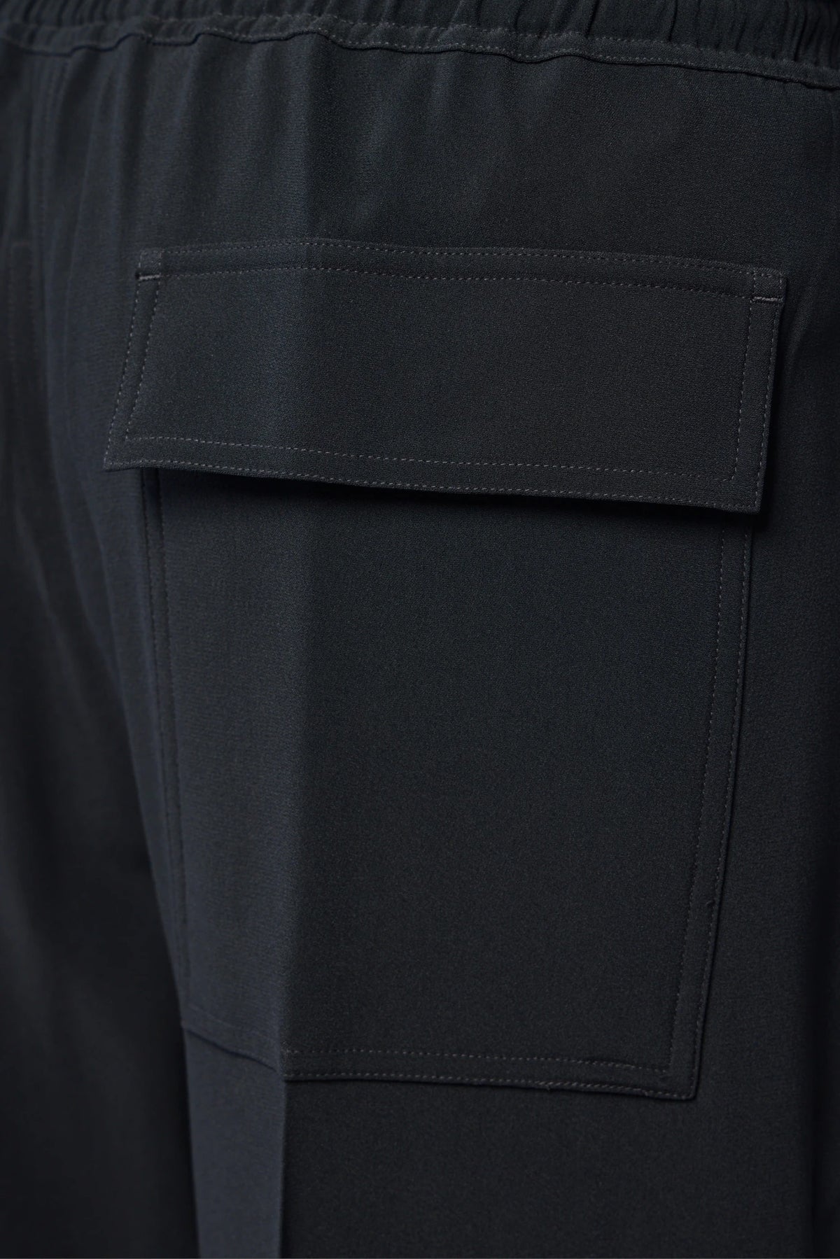 Full-length view of Rick Owens Dietrich Drawstring trousers