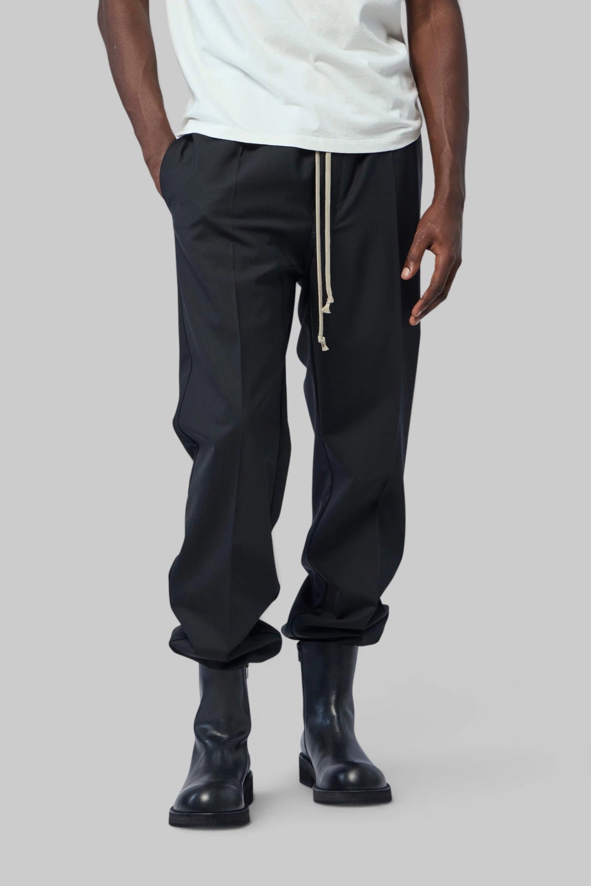 Rick Owens - Pantaloni - Drawstring Slim Long - LABELS