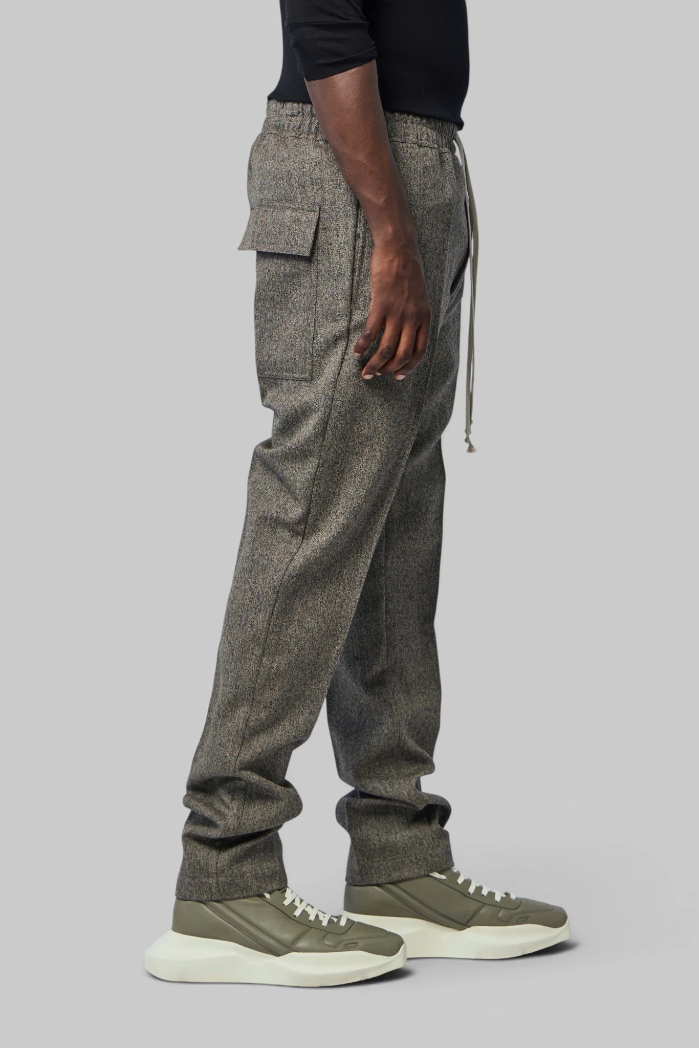 Rick Owens - Pantaloni - Drawstring Slim Long - LABELS