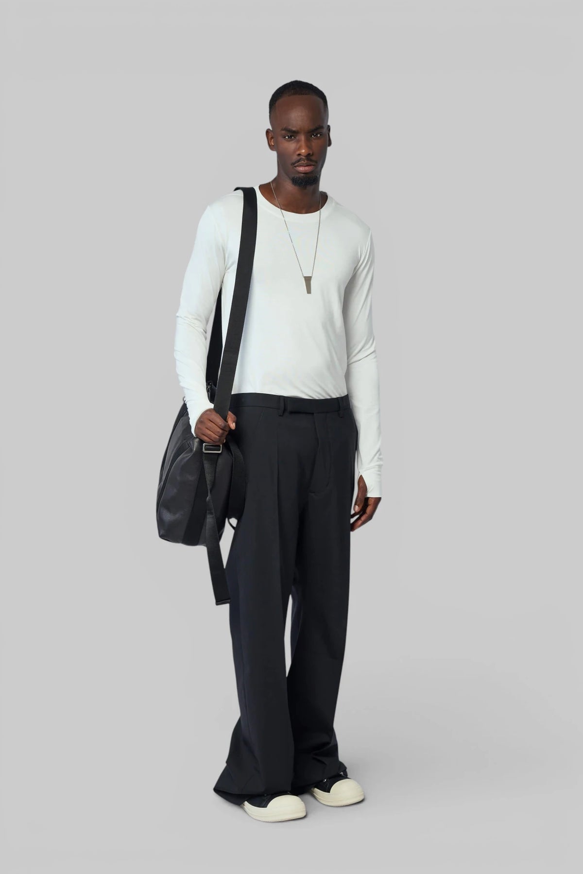 Rick Owens Tailored Geth trousers with clean pleat detail