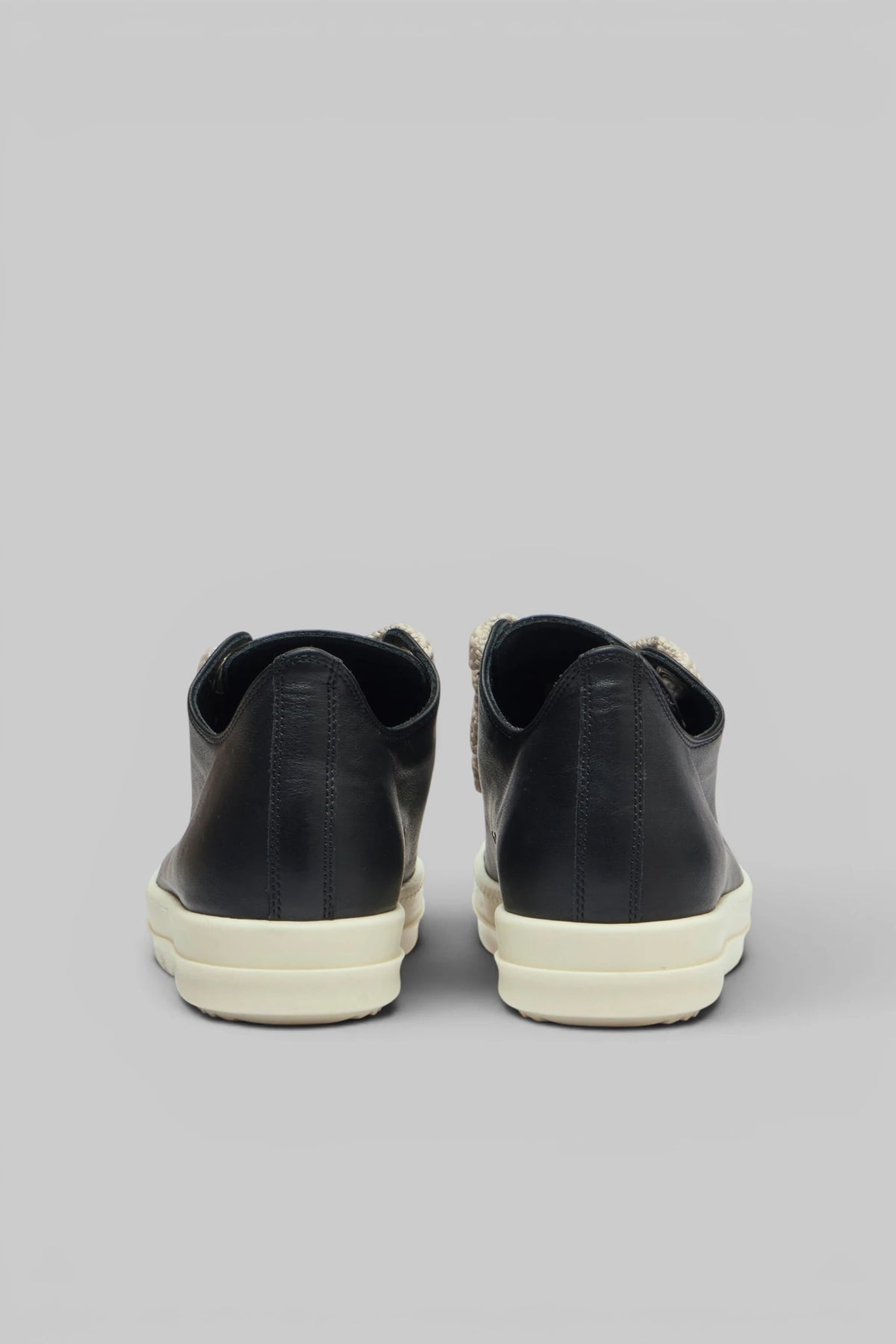 Chunky rubber sole detail on Rick Owens Jumbolace sneakers