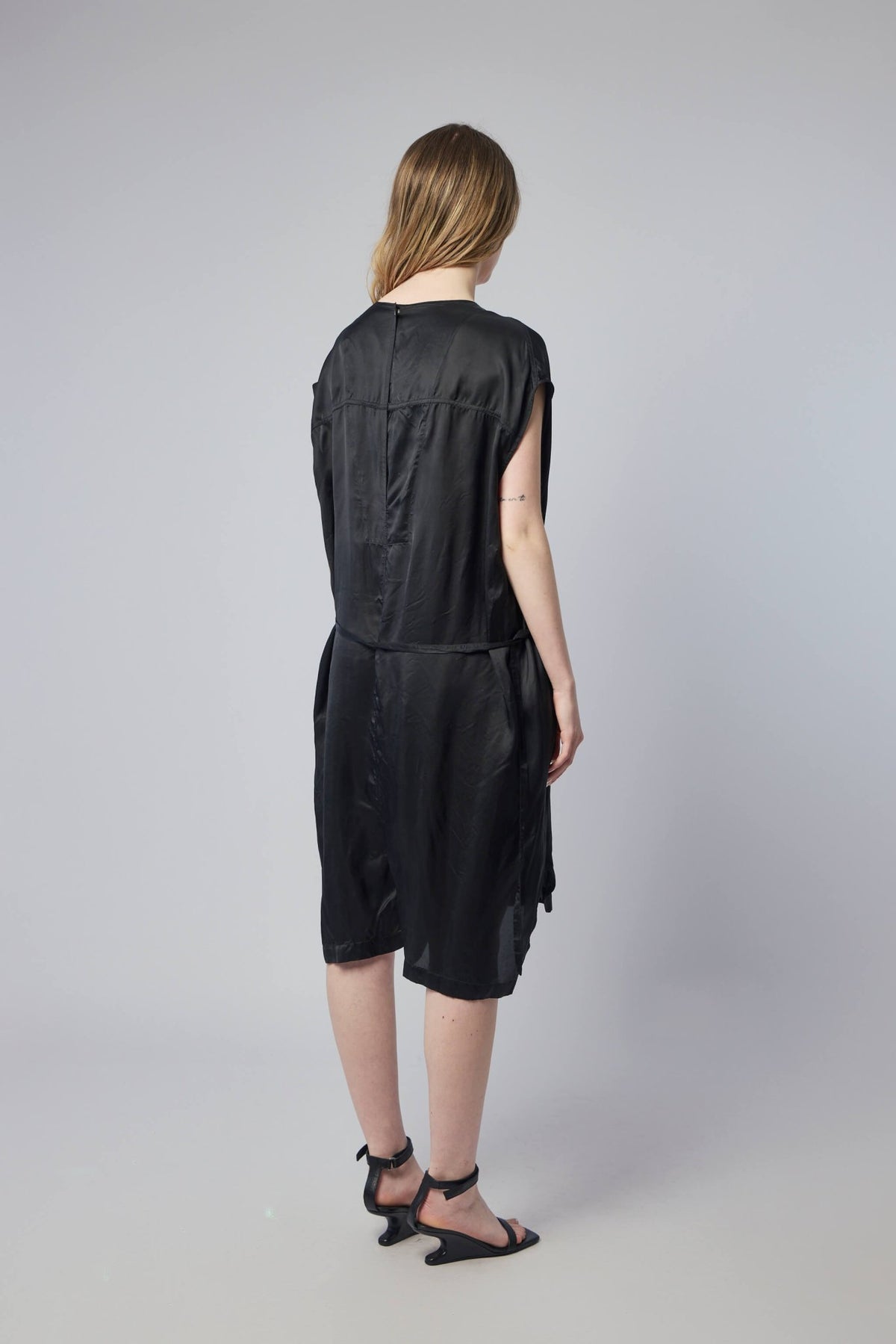 Rick Owens Sl Short Jumpsuit back view styling