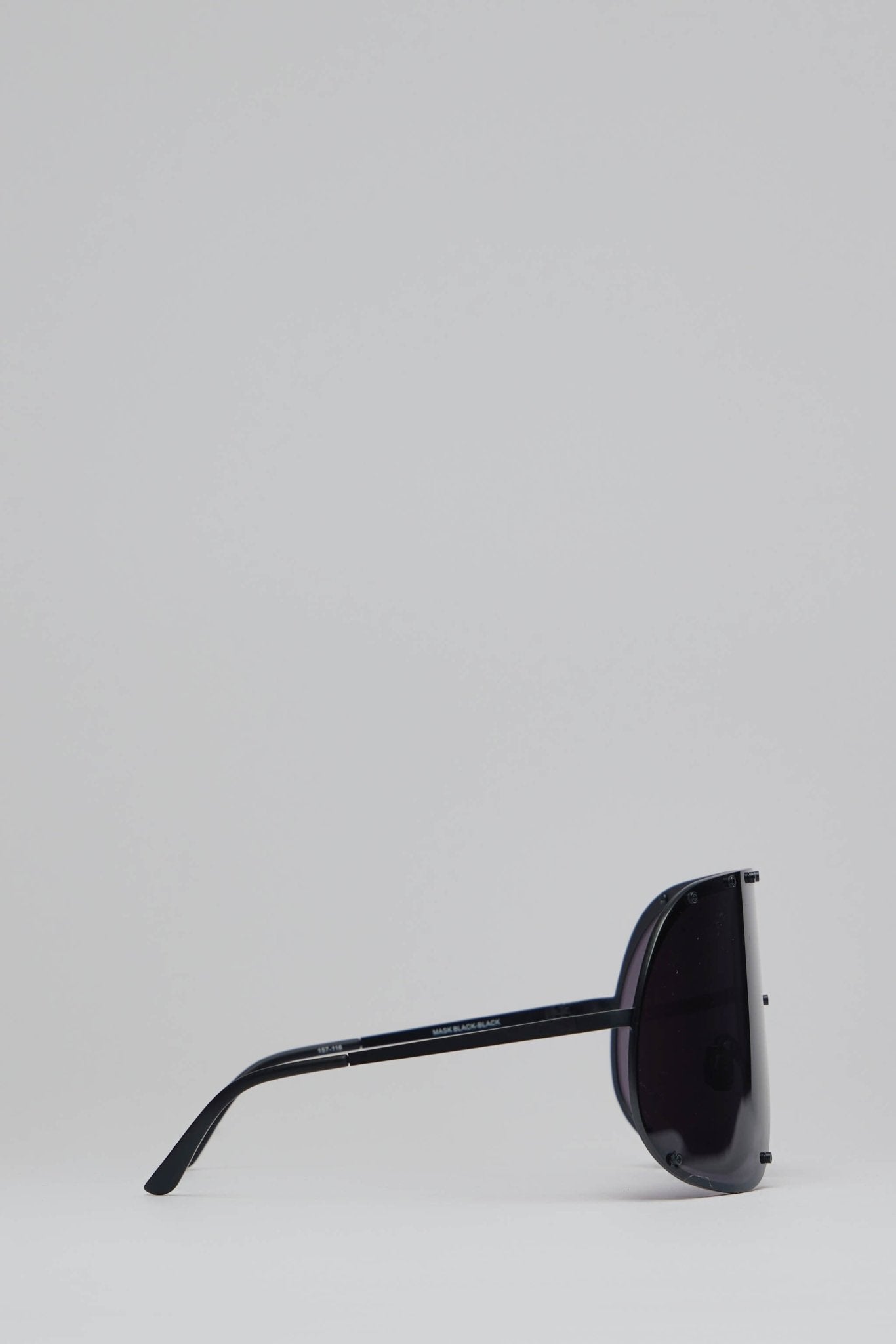 Rick Owens - Sunglasses Shield Blk Temple/blk Lens - LABELS