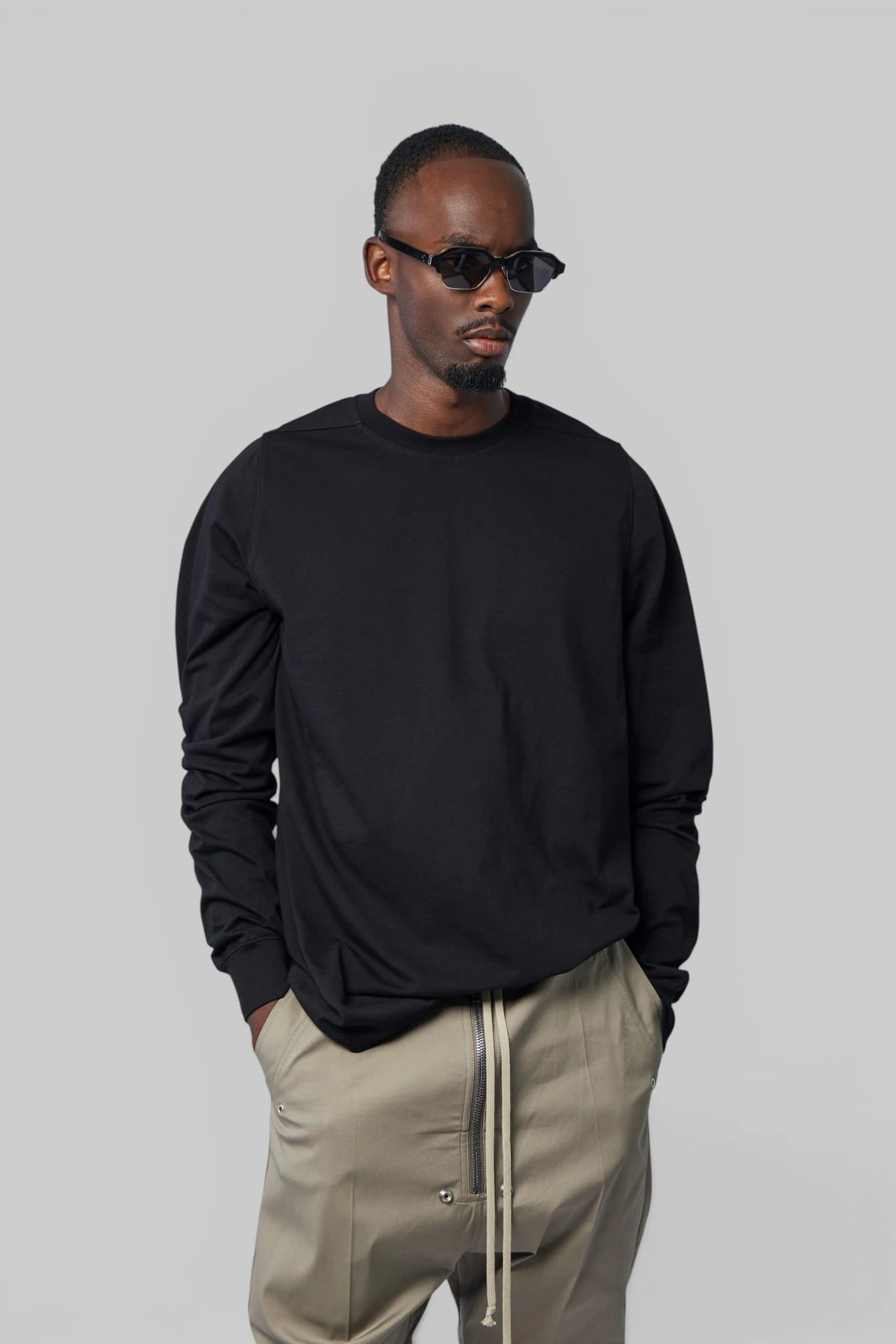 トップス Rick Owens 22FW SHORT CREWNECK LS T T-shirt - Short Crewneck LS – LABELS