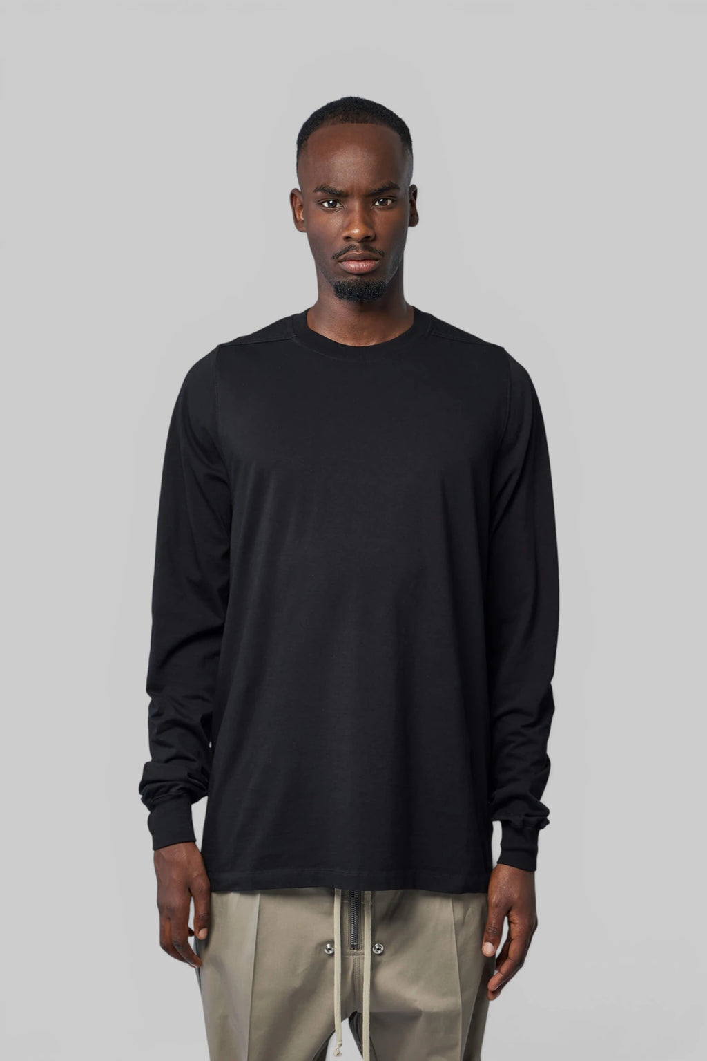 Rick Owens - T-shirt - Short Crewneck LS - LABELS