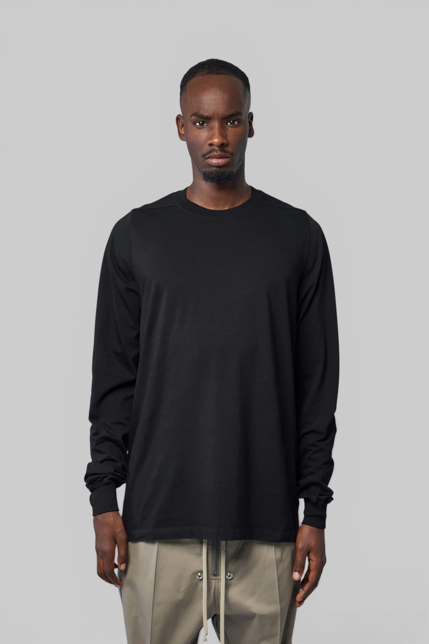 Rick Owens - T-shirt - Short Crewneck LS - LABELS