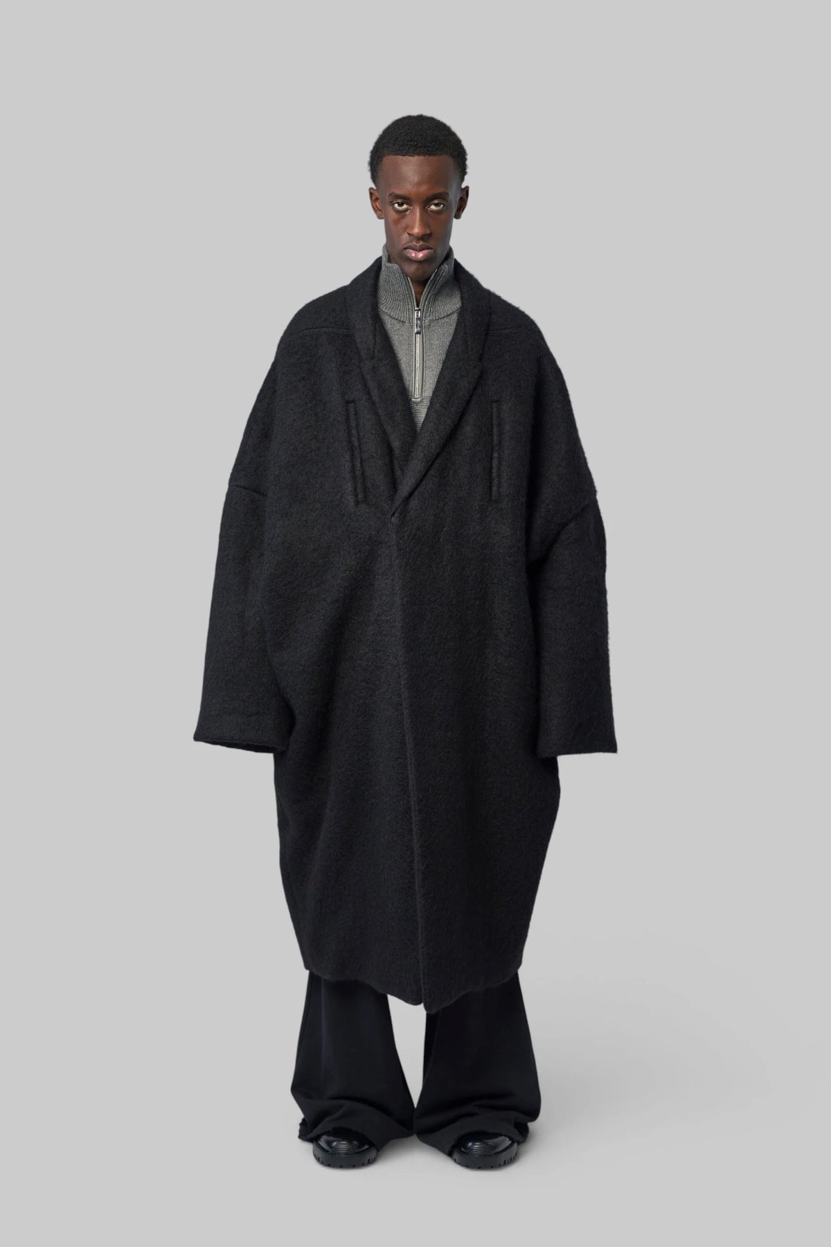 Rick Owens - Woven Coat - LABELS