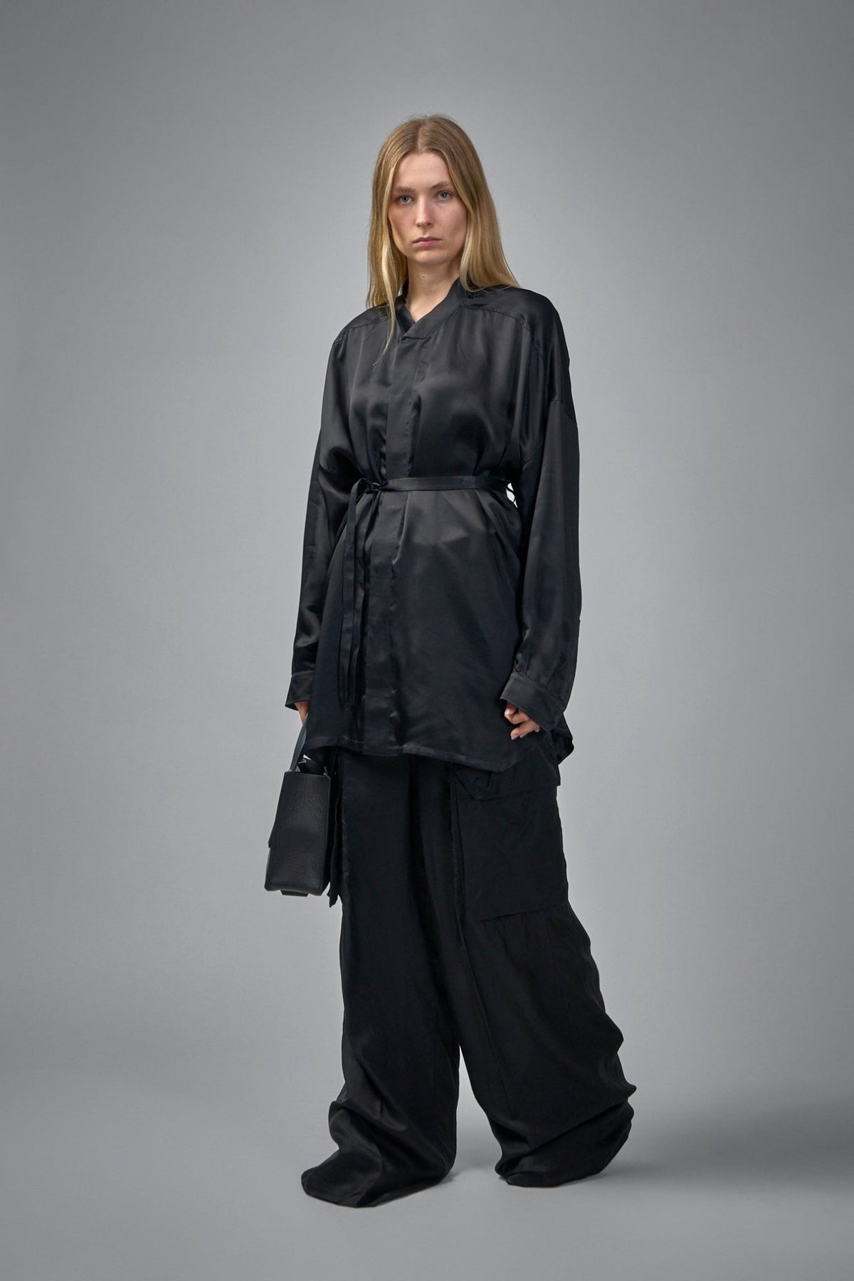 Rick Owens Shirts - Woven Dress Jumbo Faun Mini in premium wool with relaxed fit
