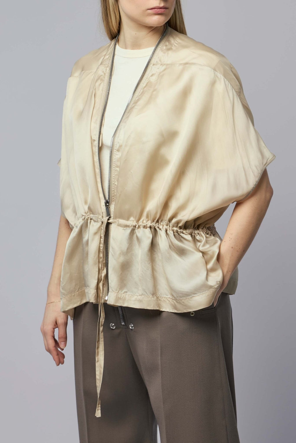 Rick Owens - Woven Jacket - Sail Jkt Sand - LABELS