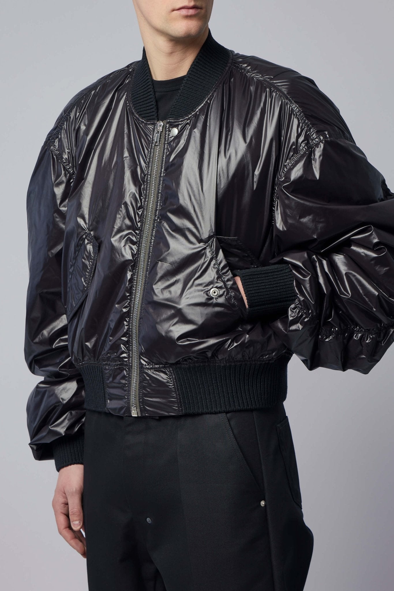 Rick Owens - Woven Padded Bomber - Secchia Flight - LABELS