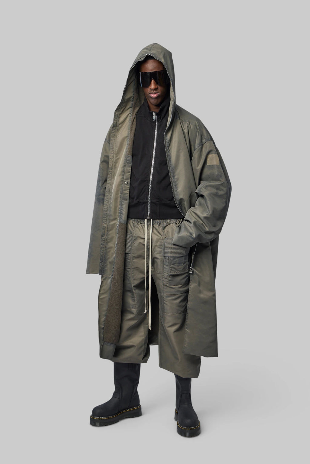 Rick Owens - Woven Padded Coat - LABELS