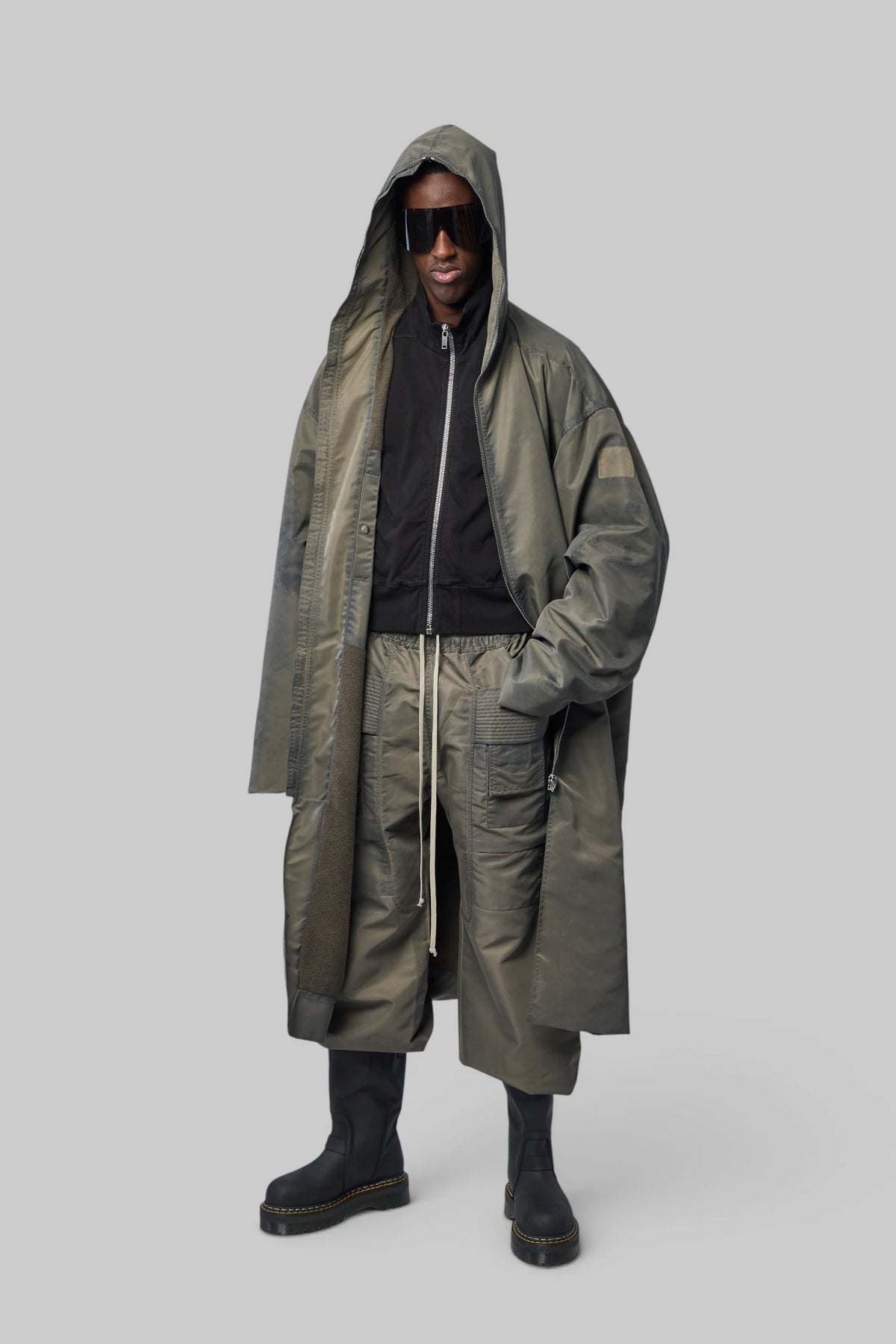Rick Owens - Woven Padded Coat - LABELS