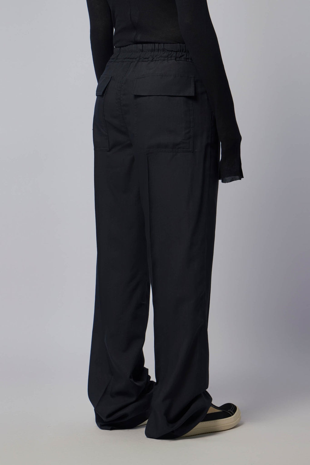 Rick Owens - Woven Pants - Dietrich Drawstring Black - LABELS