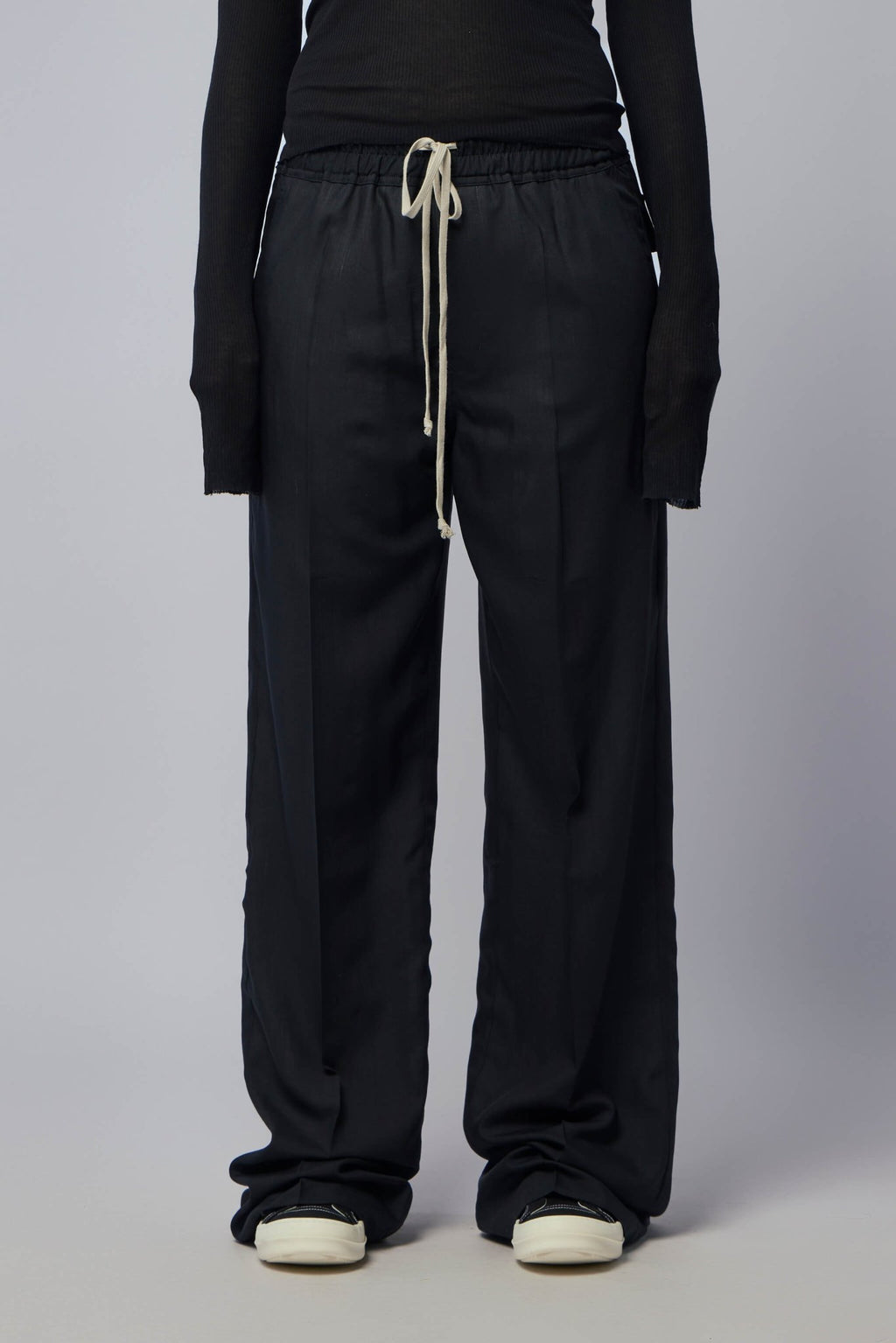Rick Owens - Woven Pants - Dietrich Drawstring Black - LABELS