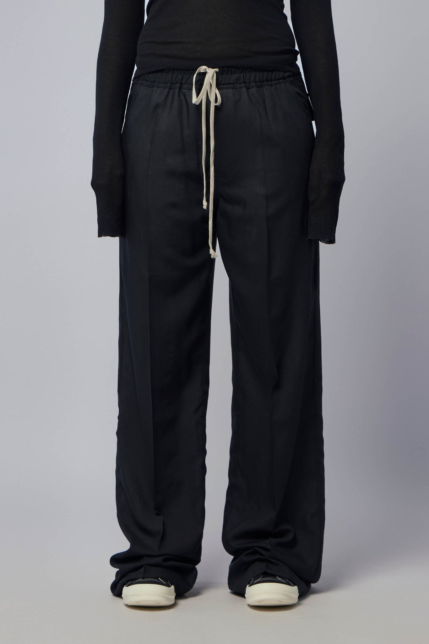 Rick Owens - Woven Pants - Dietrich Drawstring Black - LABELS