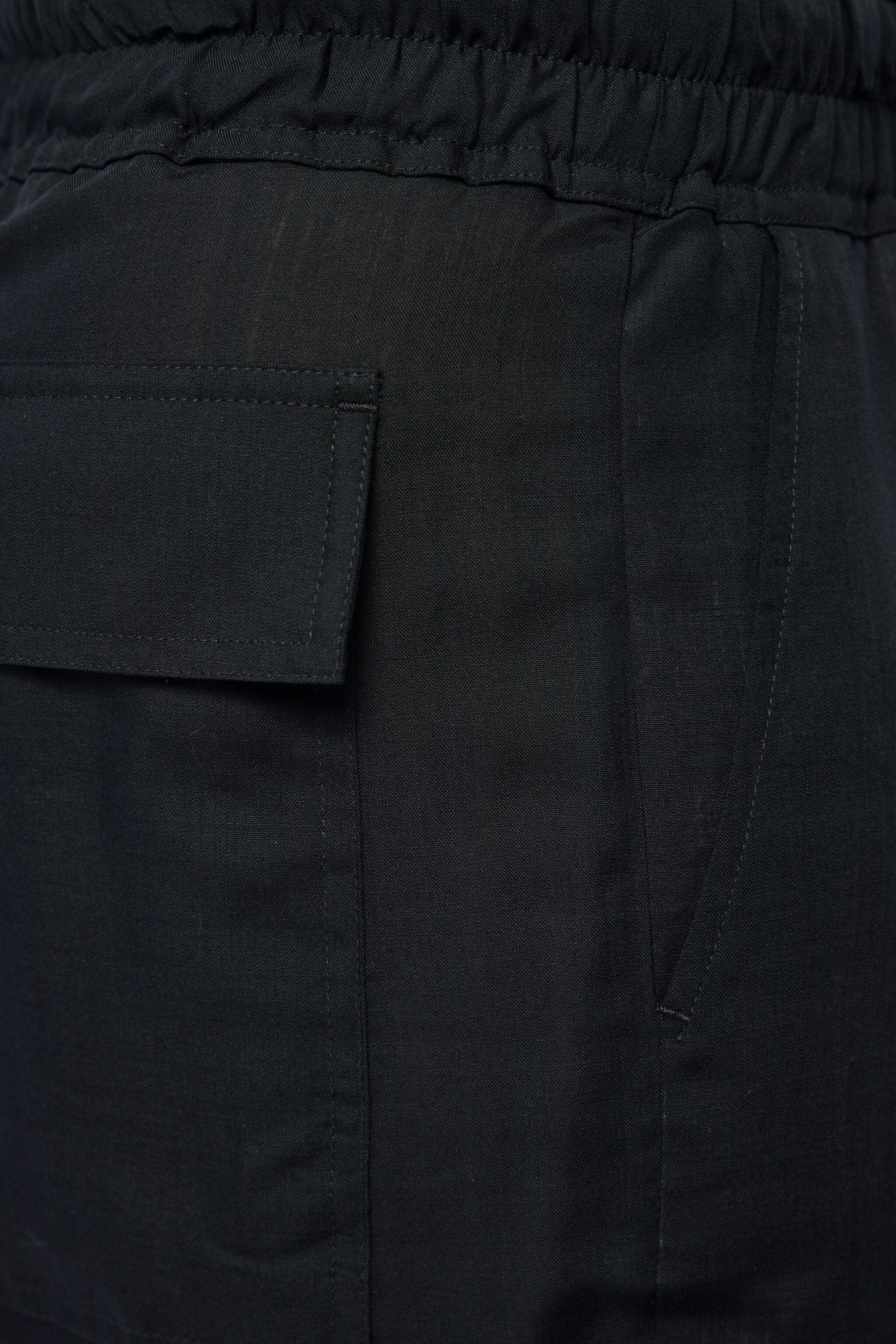 Rick Owens - Woven Pants - Dietrich Drawstring Black - LABELS