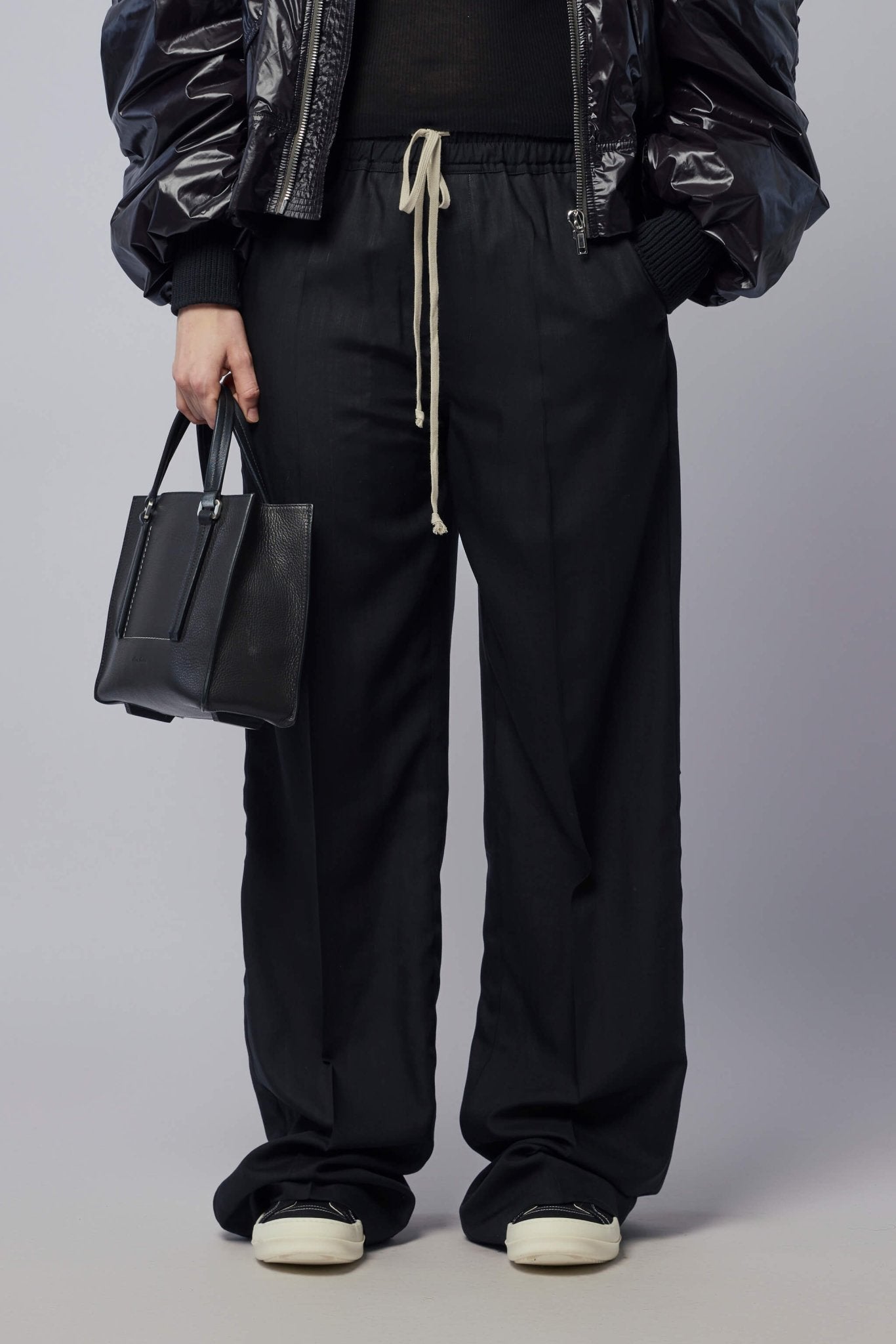 Rick Owens Woven Pants - Dietrich Drawstring Black – LABELS