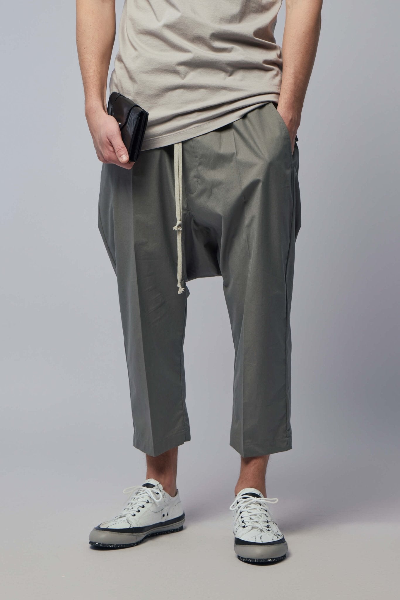 Rick Owens - Woven Pants - Drawstring Cropped - LABELS