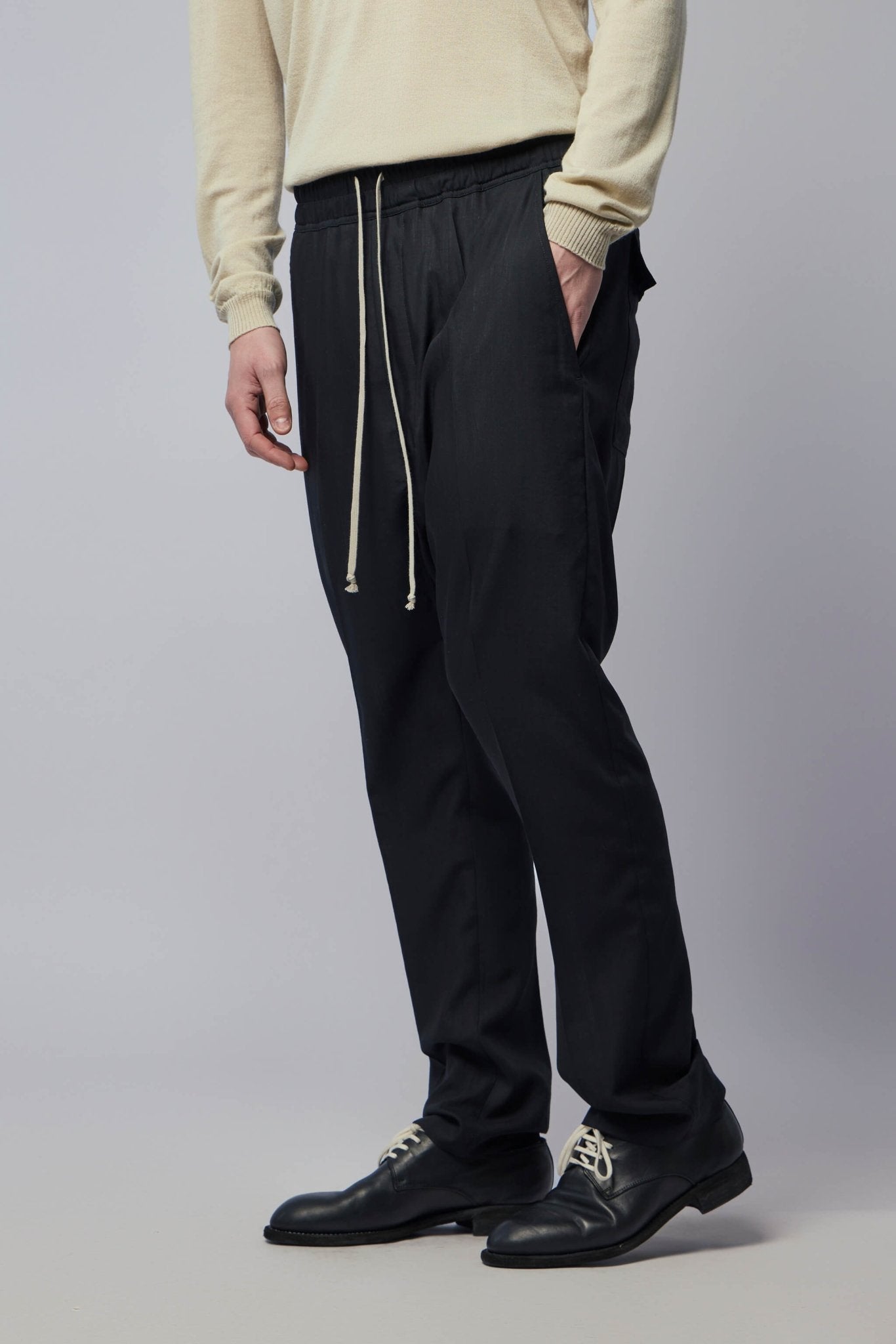 Rick Owens Woven Pants - Drawstring Long – LABELS