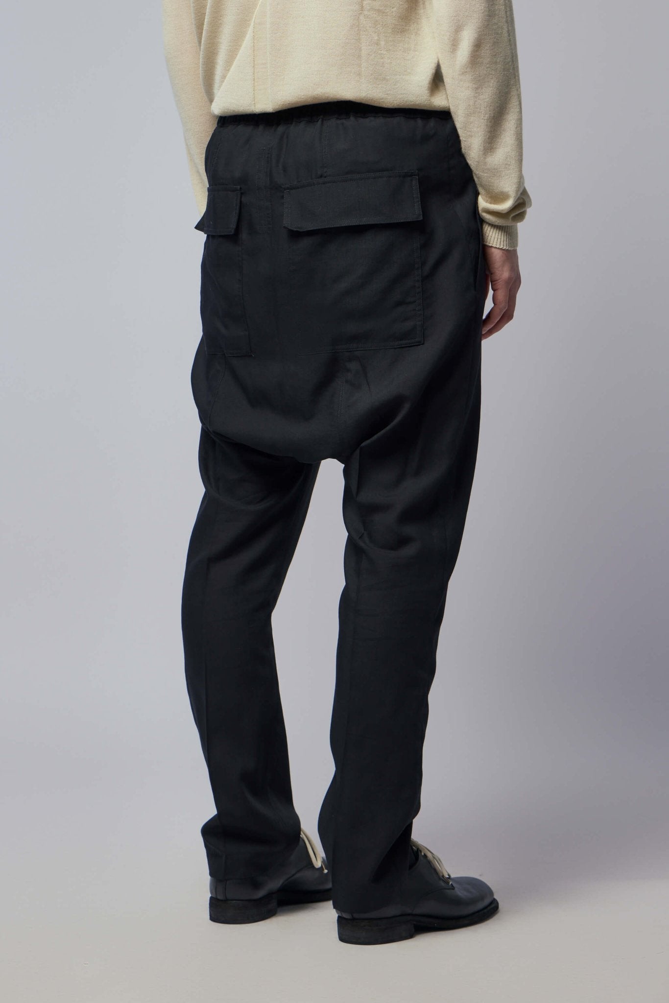 Rick Owens Woven Pants - Drawstring Long – LABELS