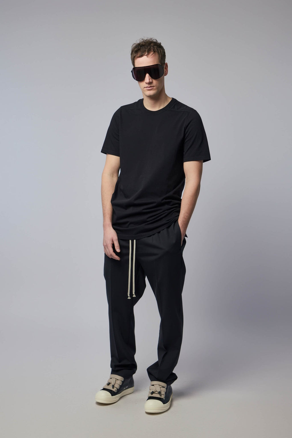 Rick Owens - Woven Pants - Drawstring Slim Long - LABELS