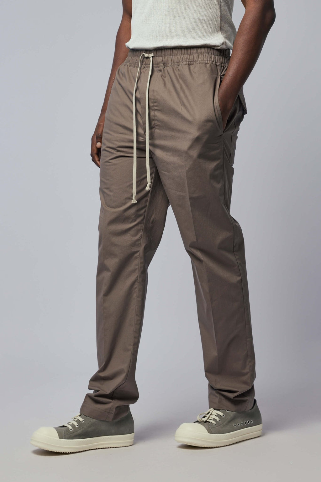 Rick Owens - Woven Pants - Drawstring Slim Long - LABELS