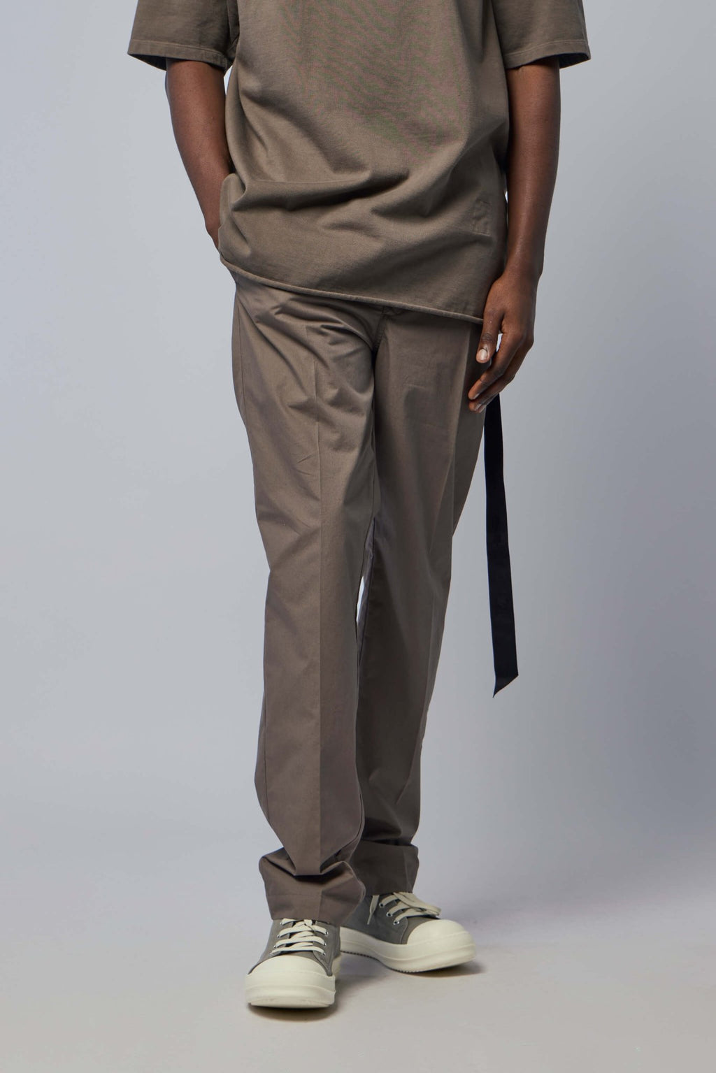 Rick Owens - Woven Pants - Drawstring Slim Long - LABELS