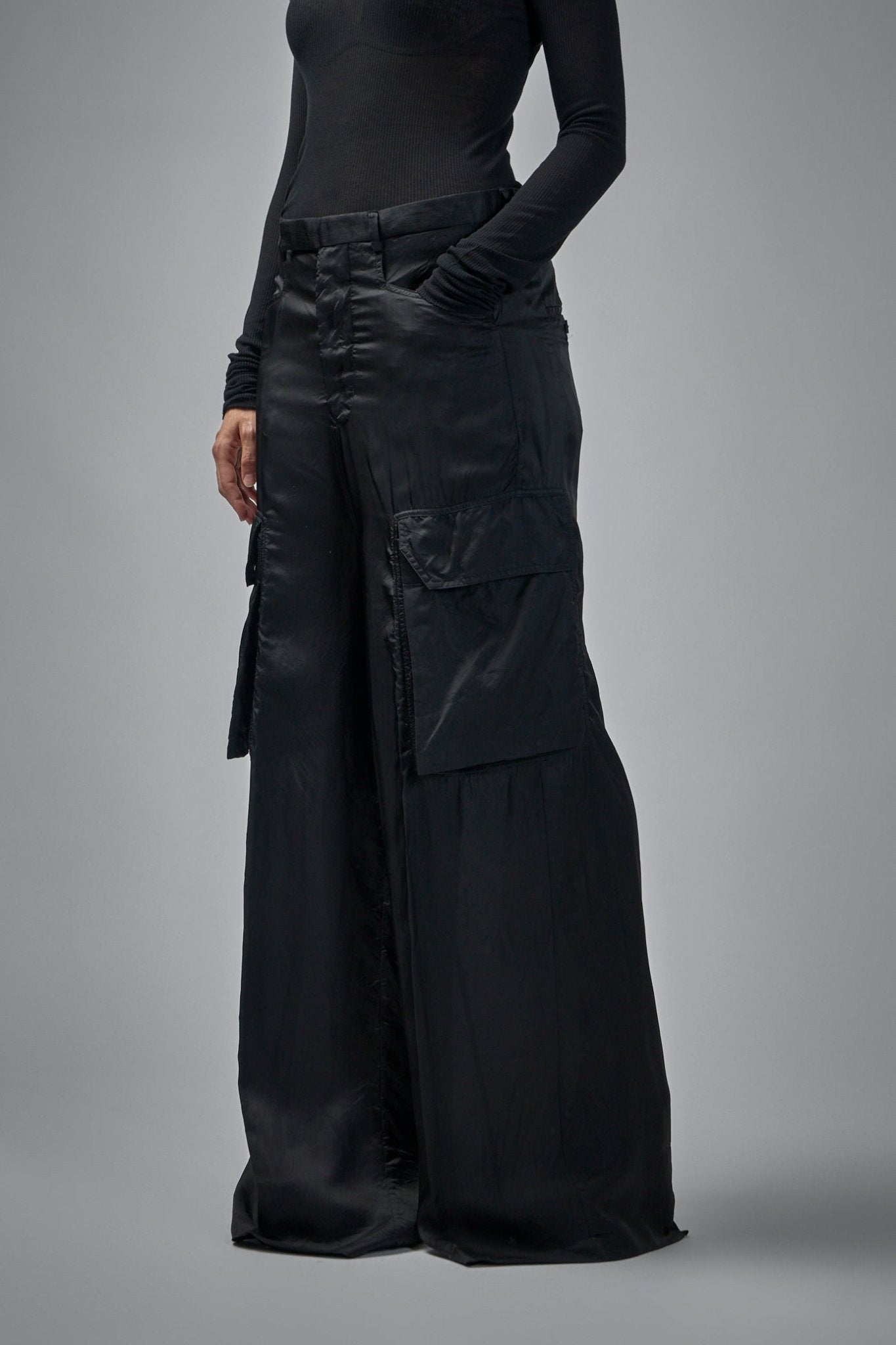 rick owens風 DankeSchon FLARE CARGOPANTS Rick Owens Cargo Pants - Woven Firbanks Style – LABELS