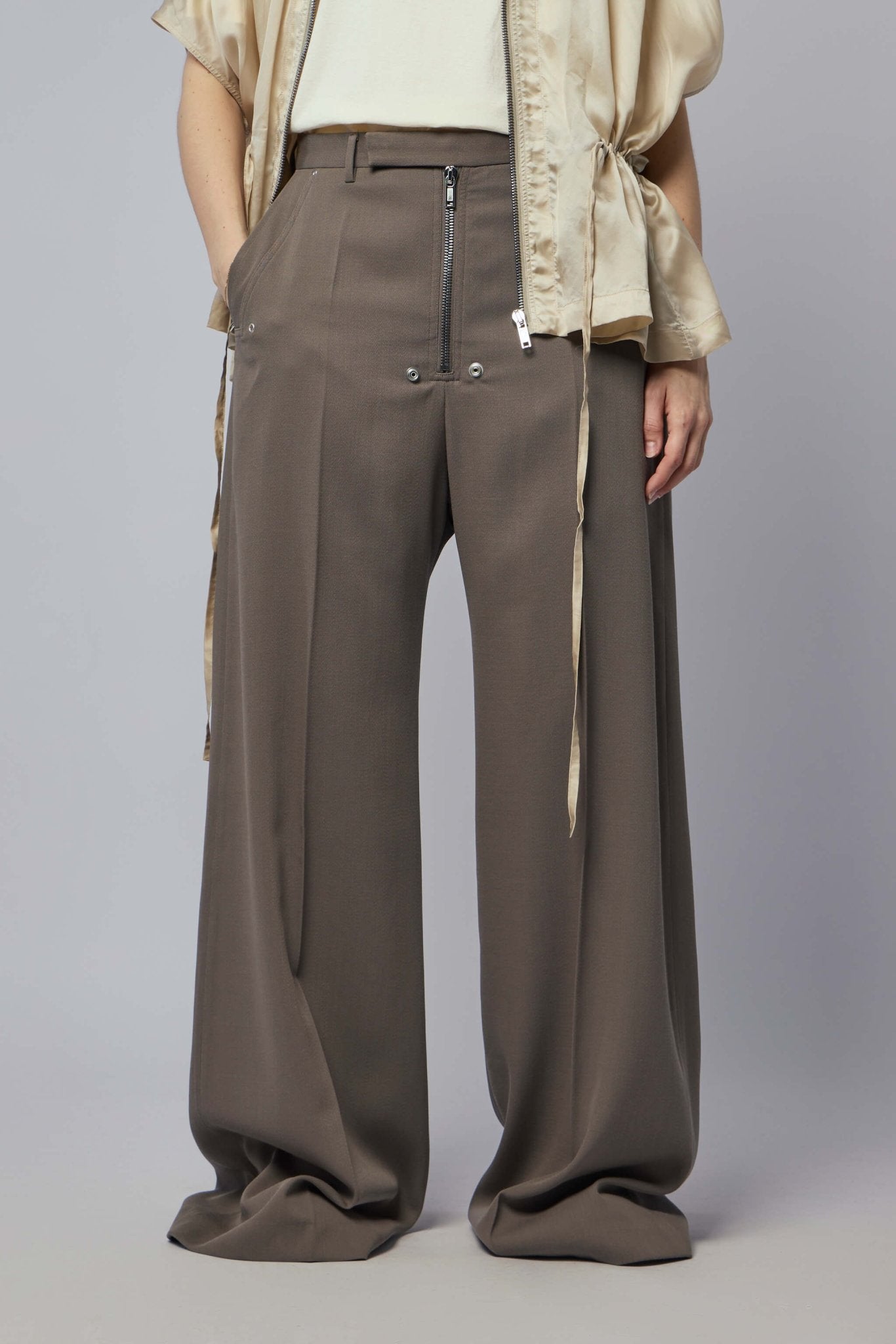 Rick Owens Wide-Leg Pants - Tailored Woven Belas – LABELS