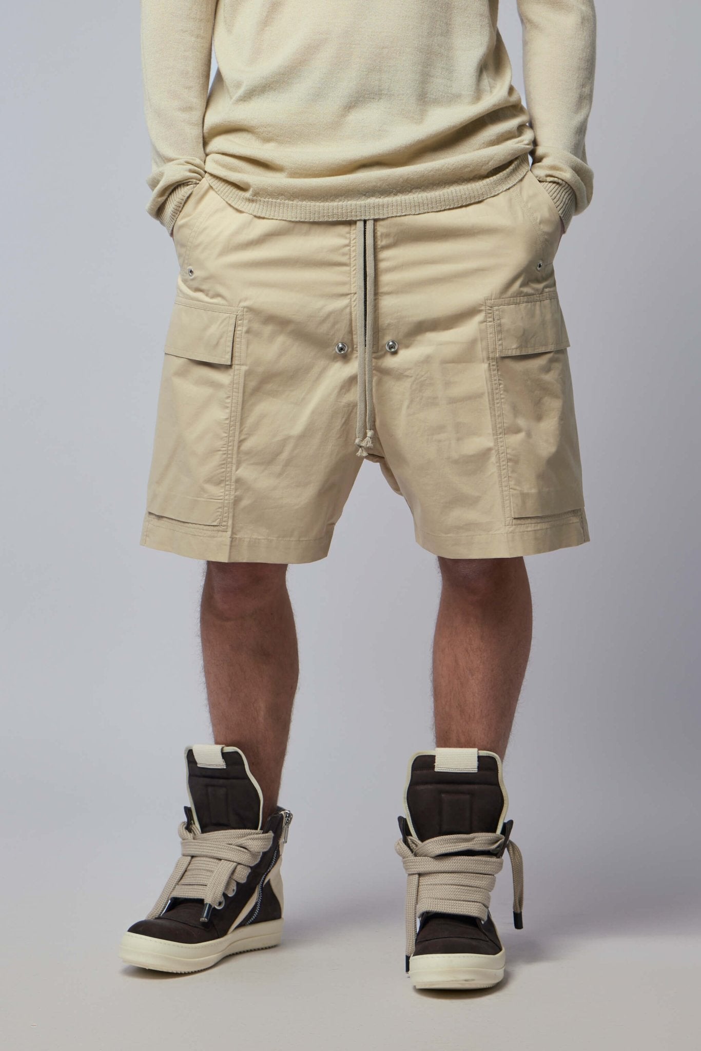 Rick Owens - Woven Shorts - Cargobela Shorts - LABELS