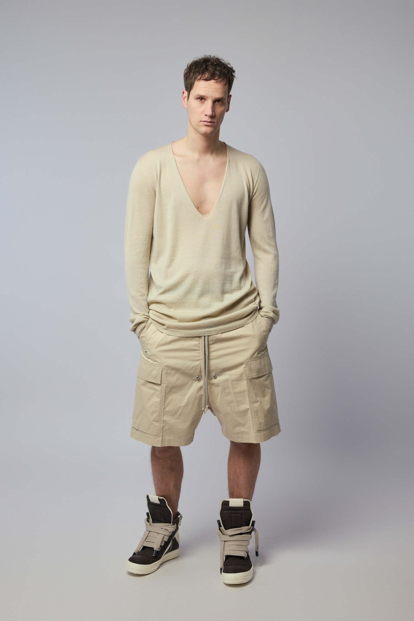 Rick Owens - Woven Shorts - Cargobela Shorts - LABELS