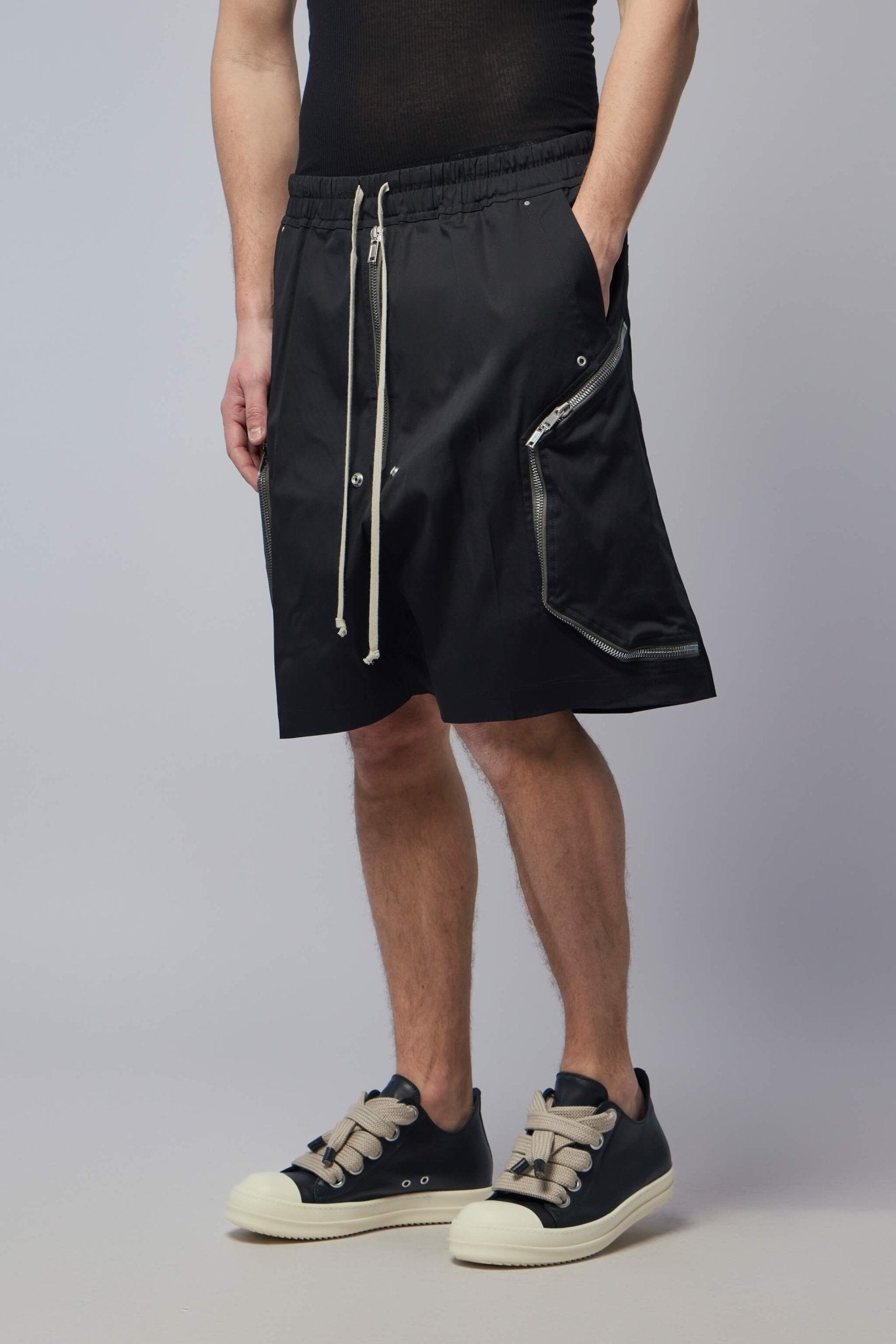 Rick Owens - Woven Shorts - Heizer Bela - LABELS