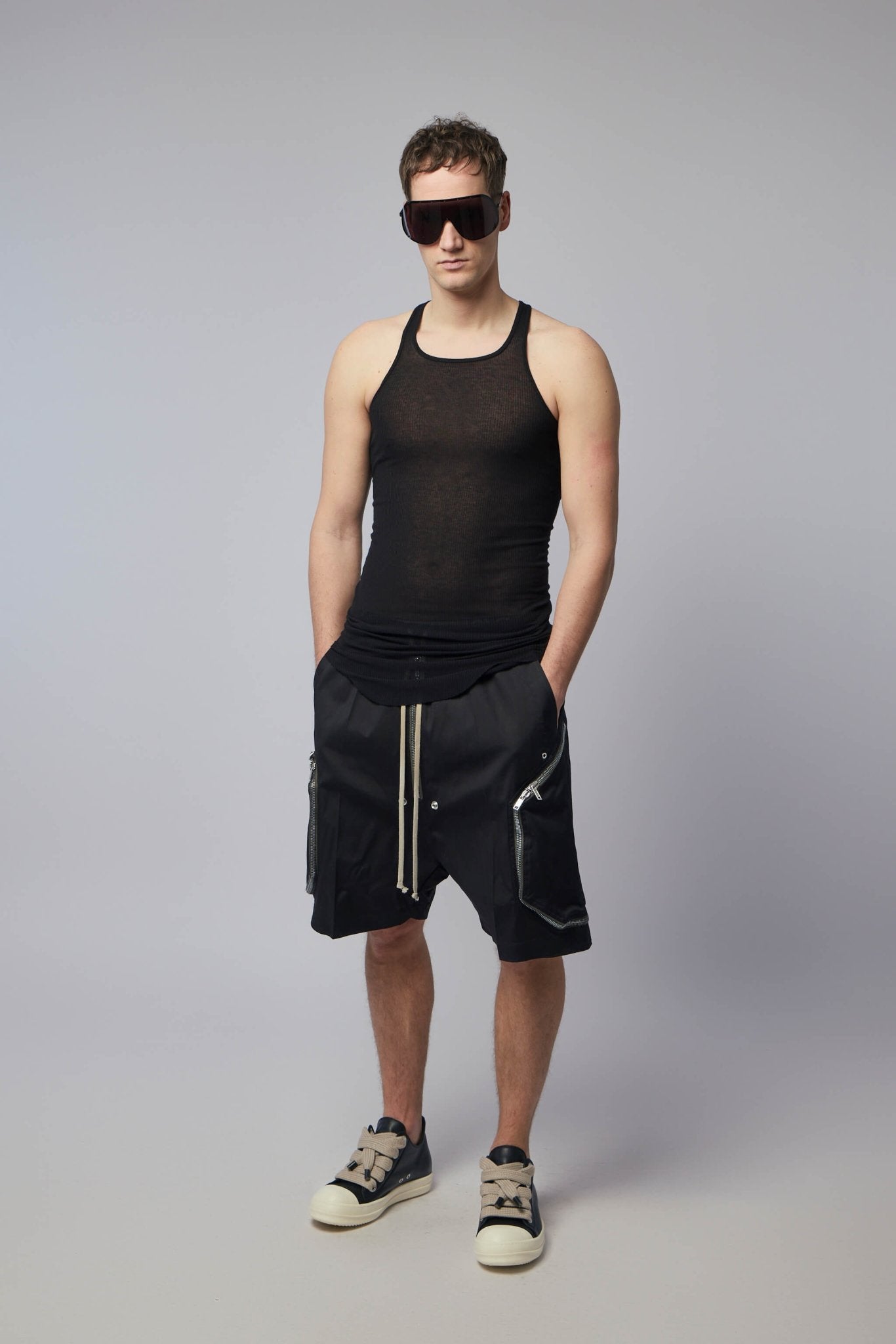 Rick Owens - Woven Shorts - Heizer Bela - LABELS