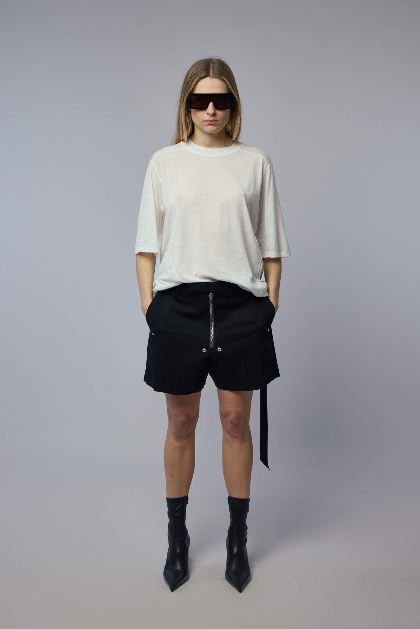 Rick Owens - Woven Shorts - Tailored Shorts Black - LABELS