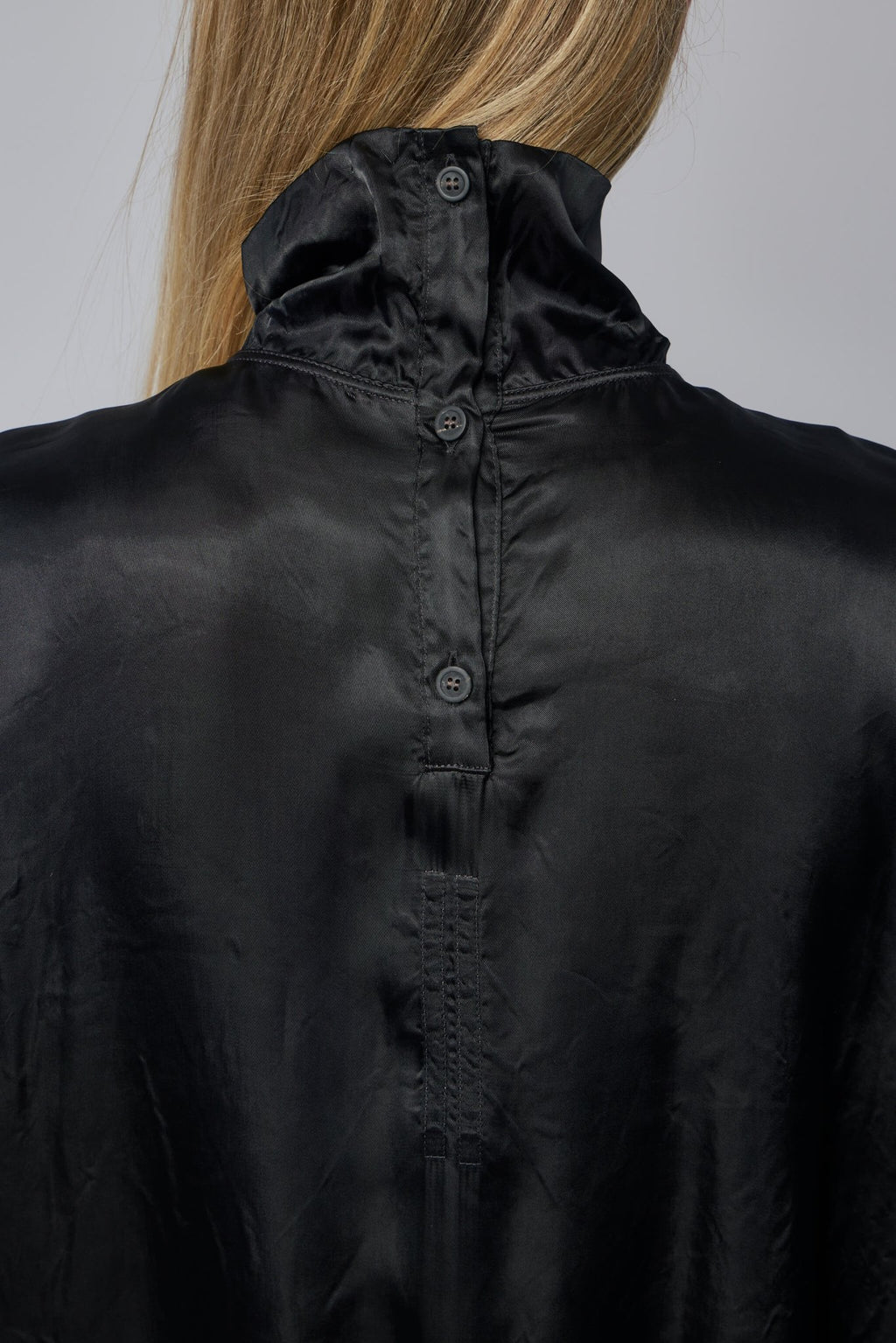 Rick Owens - Woven T-shirt - Jumbo Tabard Cropped Top Black - LABELS