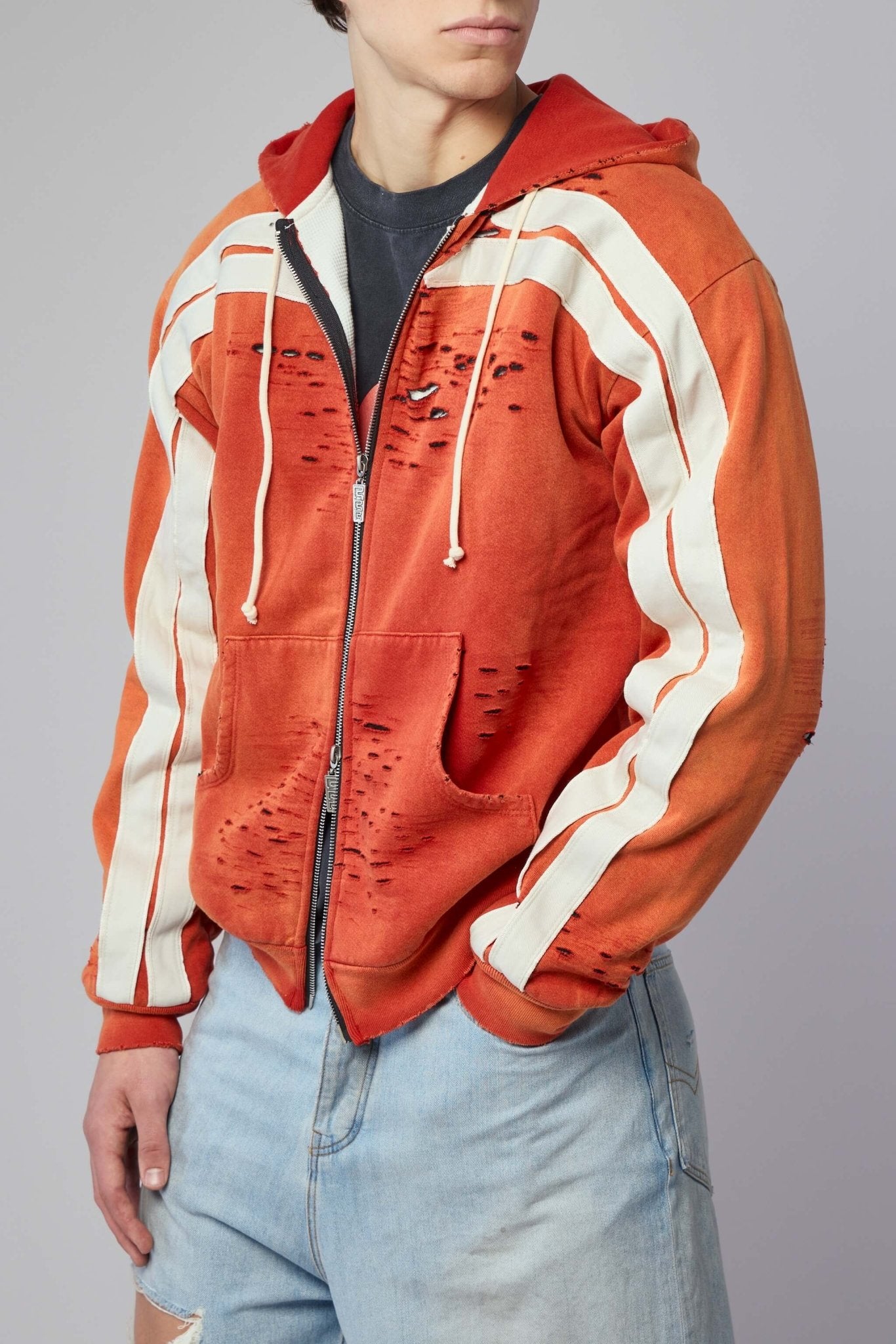 Rivington roi Rebis - Apocrypha Pious Zip Hoodie Orange - LABELS