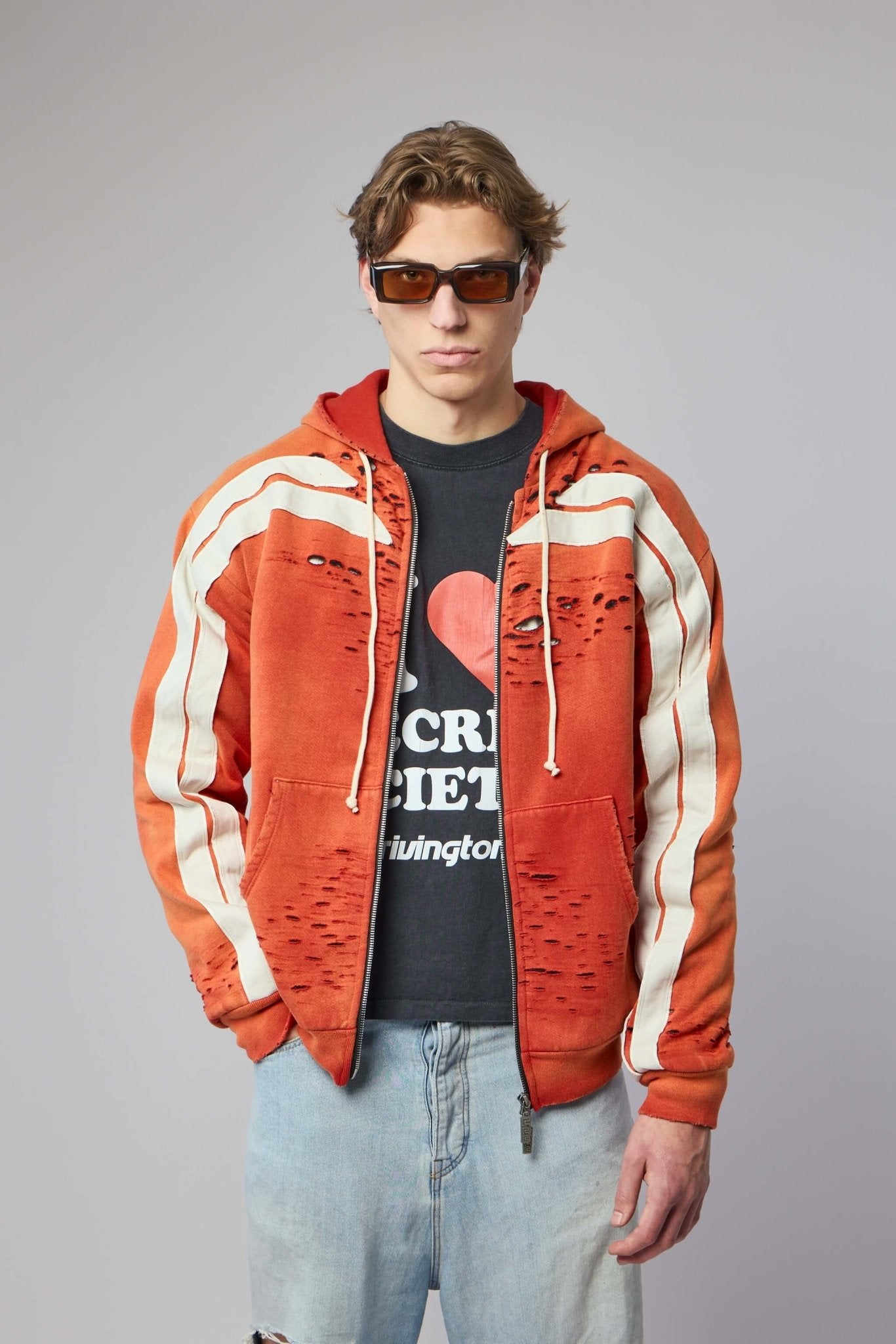 Rivington roi Rebis Hoodies - Apocrypha Pious Orange – LABELS